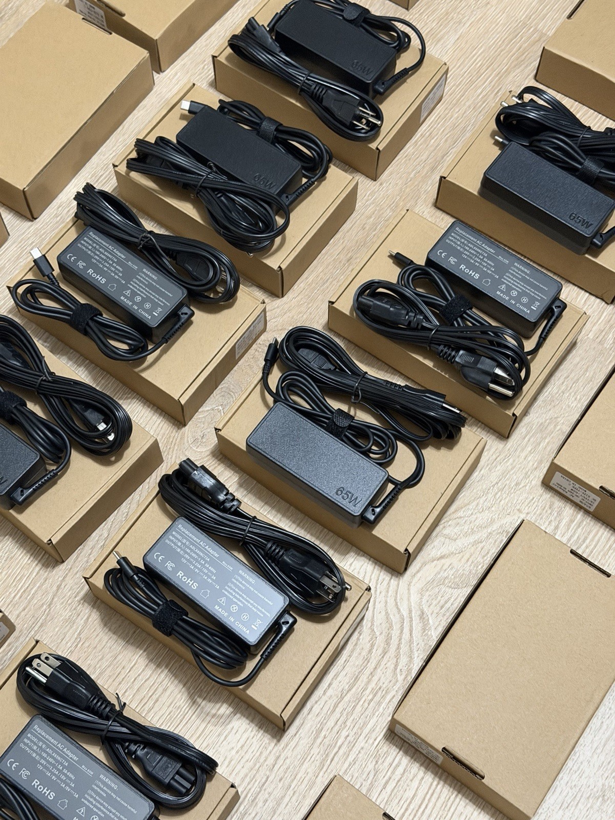 LOT OF 65W USB C Type C Adapter Charger For Lenovo HP Macbook Samsung Universal LOT OF 65W USB C Type C Adapter Charger For Lenovo HP Macbook Samsung Universal