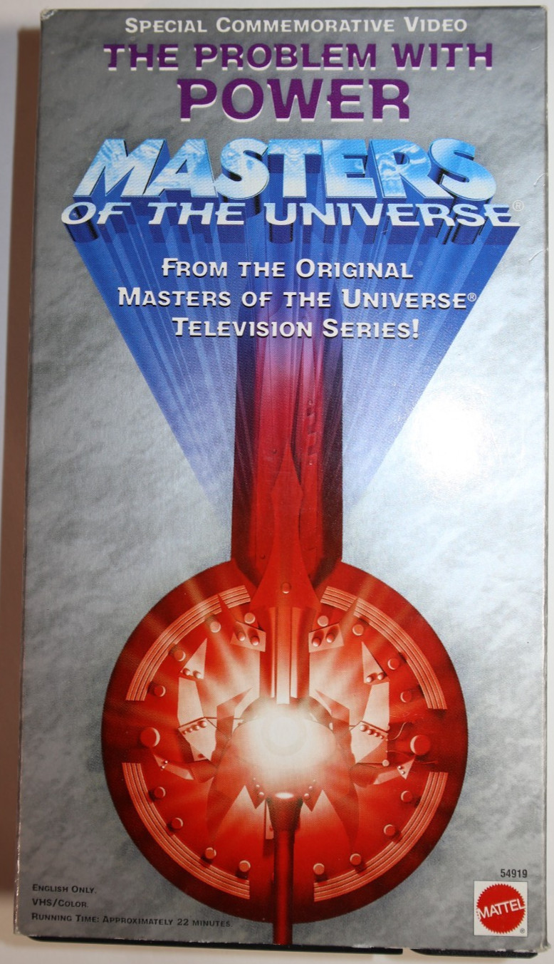 He-Man Masters of the Universe The Problem with Power VHS Tape 2001 Mattel 54919 He-Man Masters of the Universe The Problem with Power VHS Tape 2001 Mattel 54919