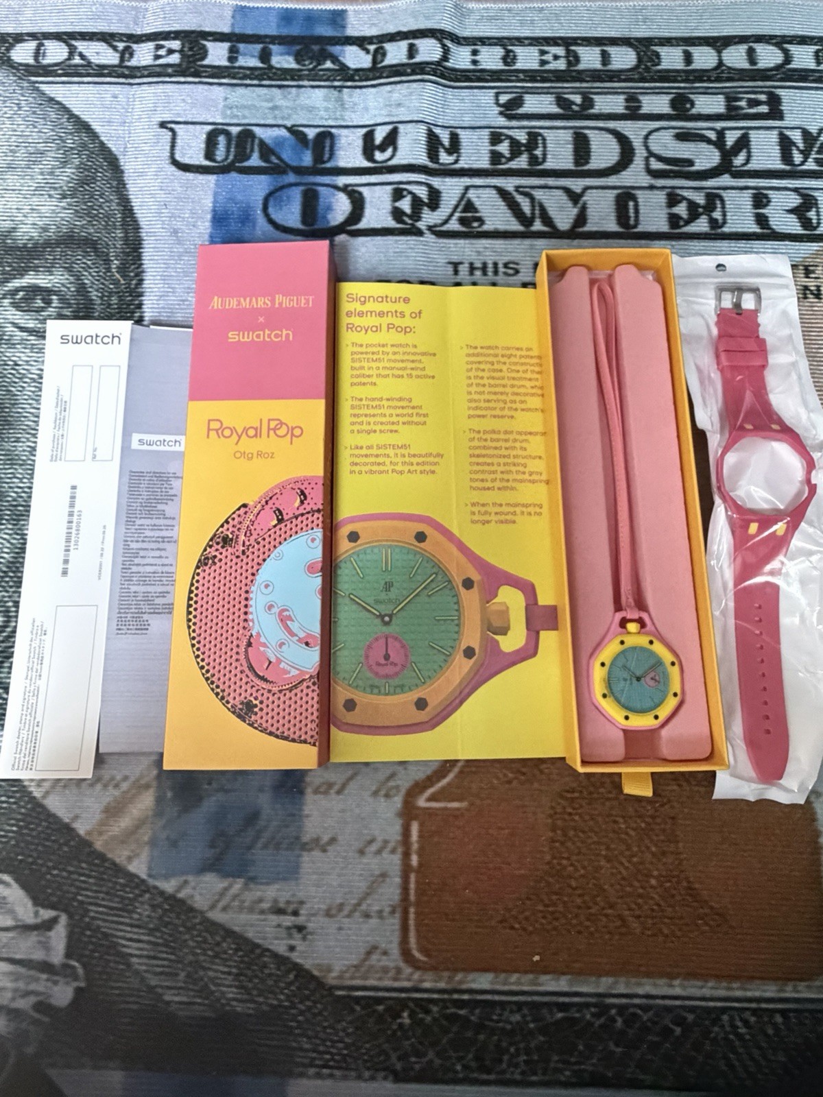 AUDEMARS PIGUET swatch Royal Op Otg Roz BRAND NEW WITH WRISTBAND