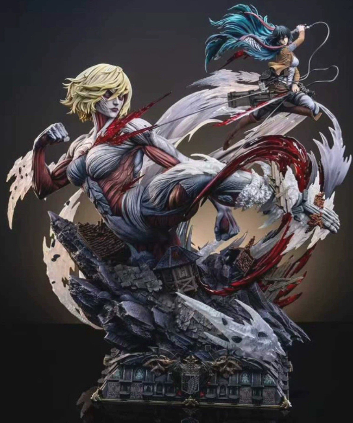 hertz studio attack on titan mikasa Vs Annie 1/6th Ackerman Resin hertz studio attack on titan mikasa Vs Annie 1/6th Ackerman Resin