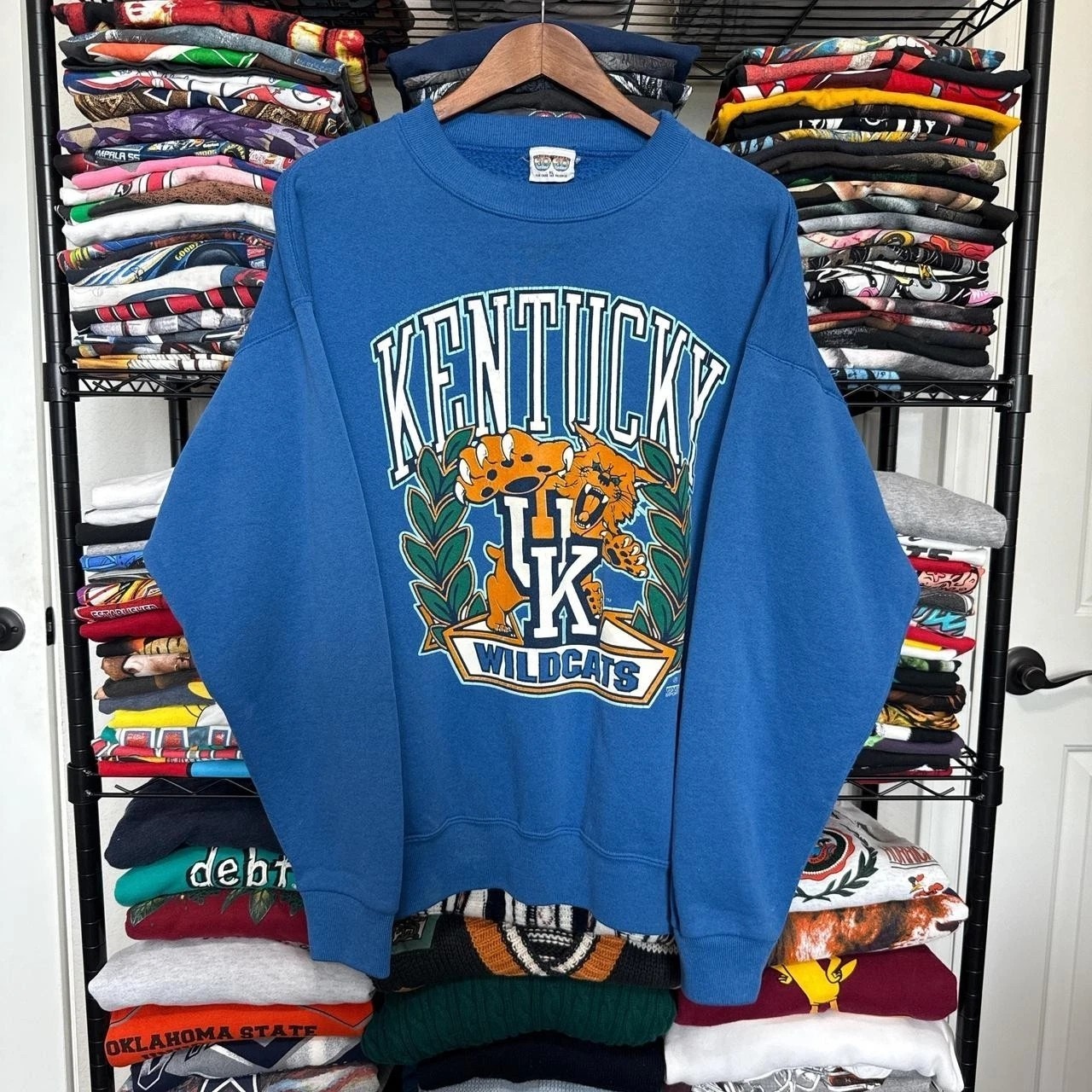 University of Kentucky Wildcats Royal Blue College Sweatshirt Men Women