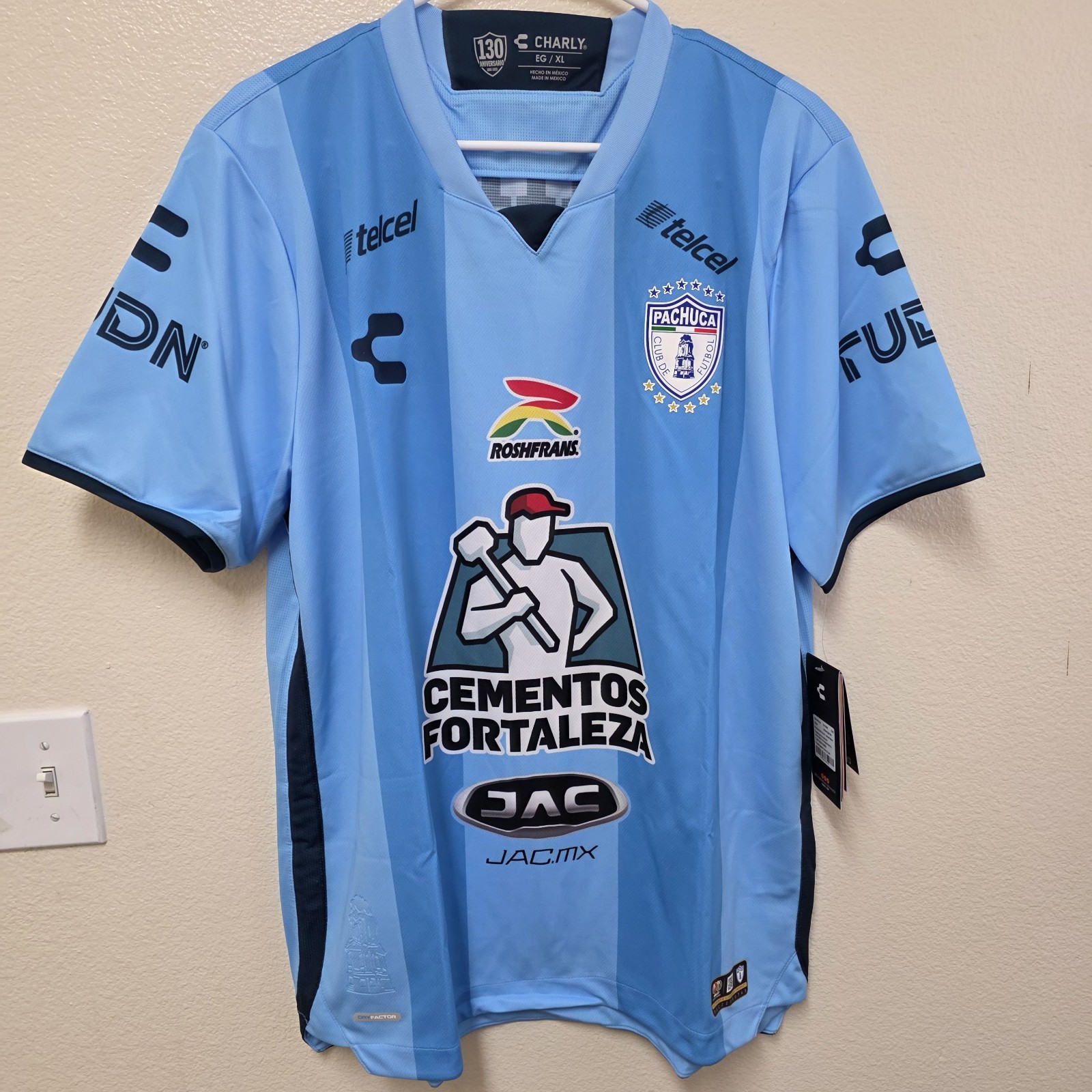 Club Deportivo Tuzos de Pachuca Authentic Home Jersey 2022/23 XL 130 anniversary Club Deportivo Tuzos de Pachuca Authentic Home Jersey 2022/23 XL 130 anniversary