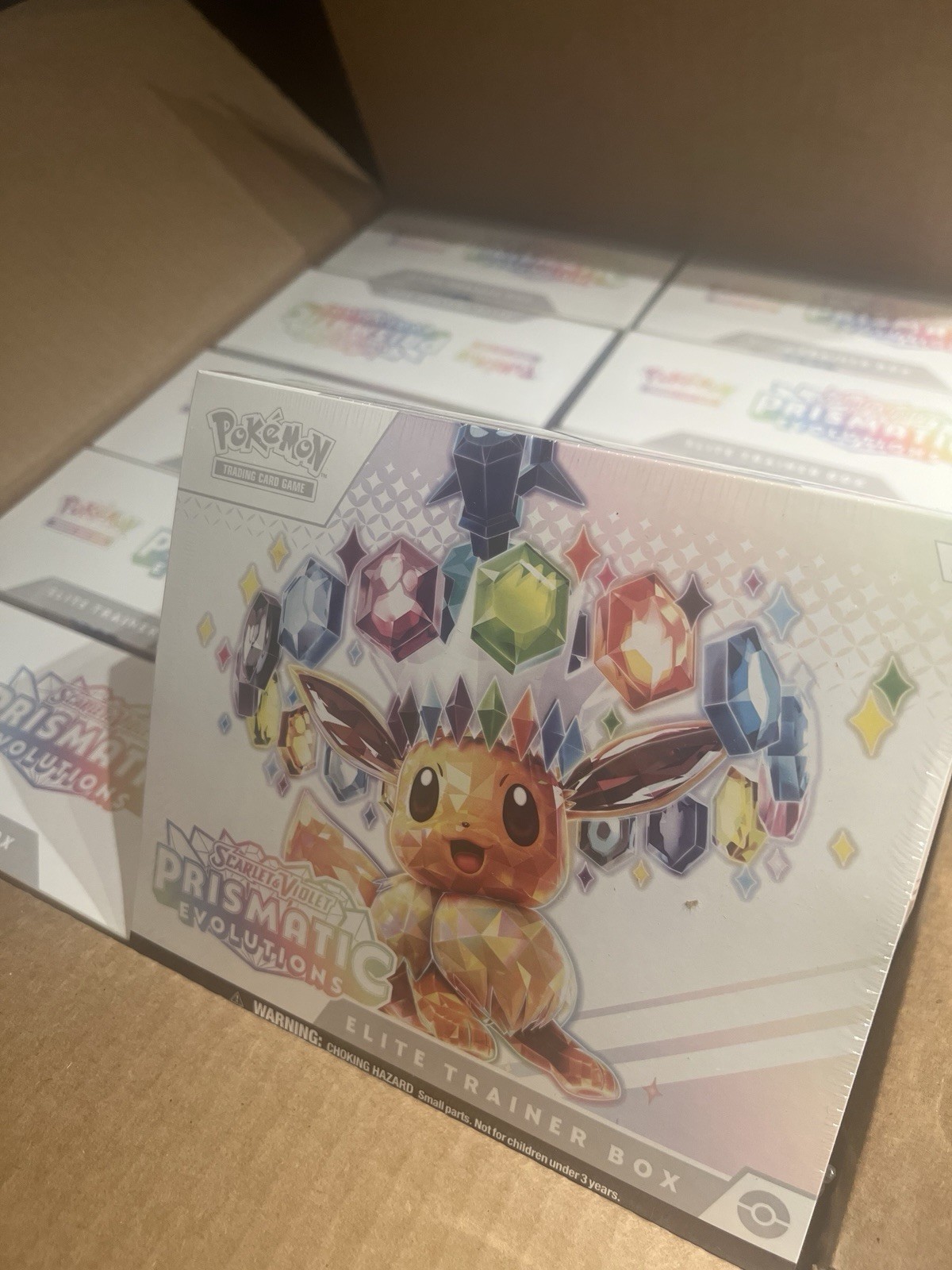 Pokémon Scarlet & Violet Prismatic Evolutions Elite Trainer Box Booster Pack NEW