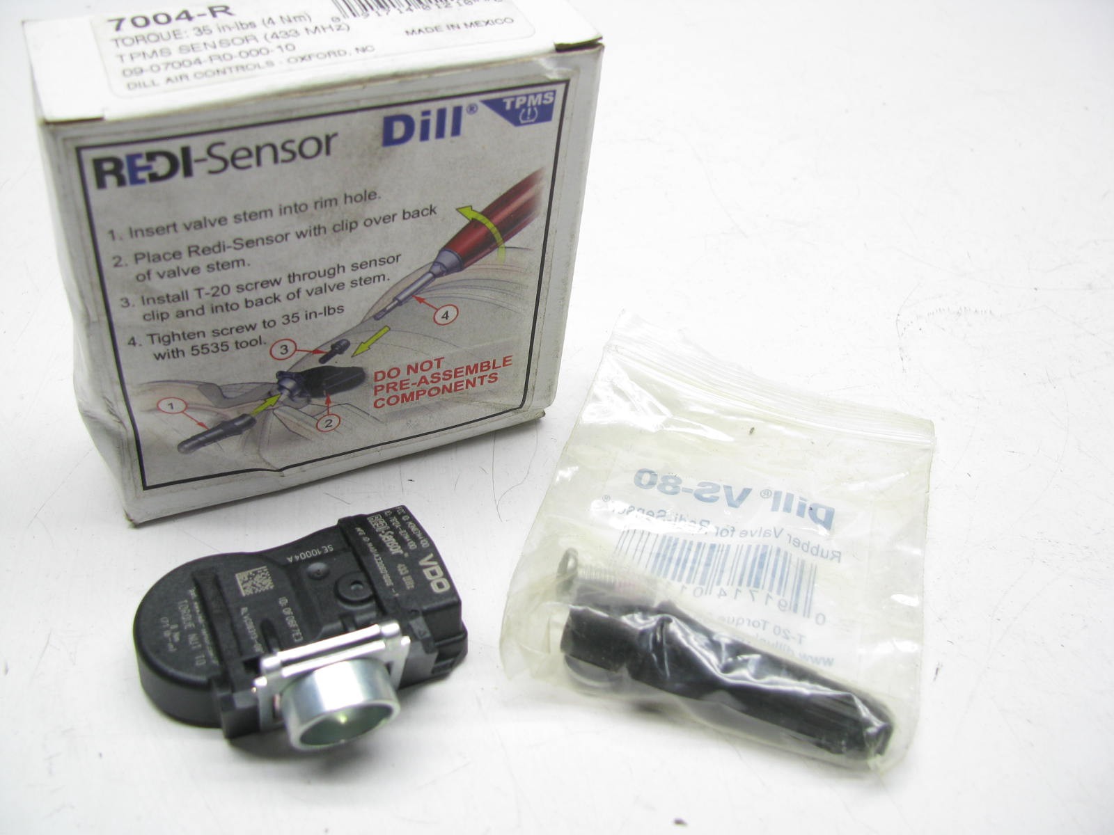 Dill 7004-R TPMS Tire Pressure Monitor Sensor  433 MHZ