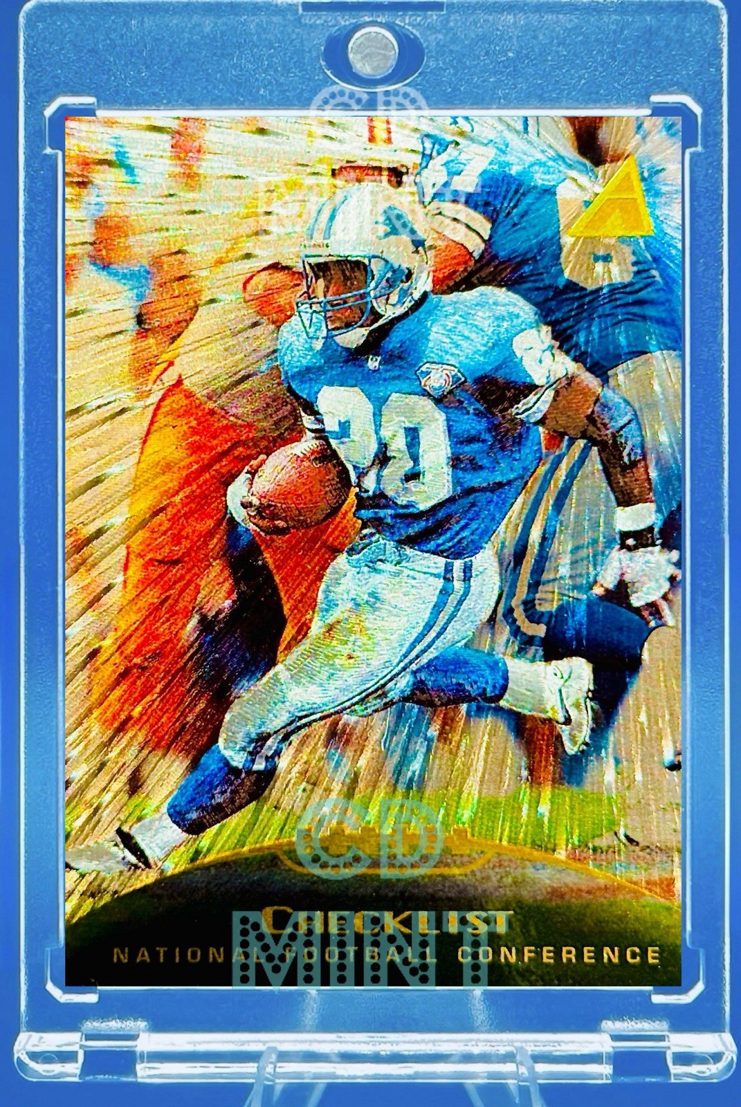 Barry Sanders TROPHY COLLECTION PARALLEL HOLO FOIL PINNACLE DETROIT LIONS MINT