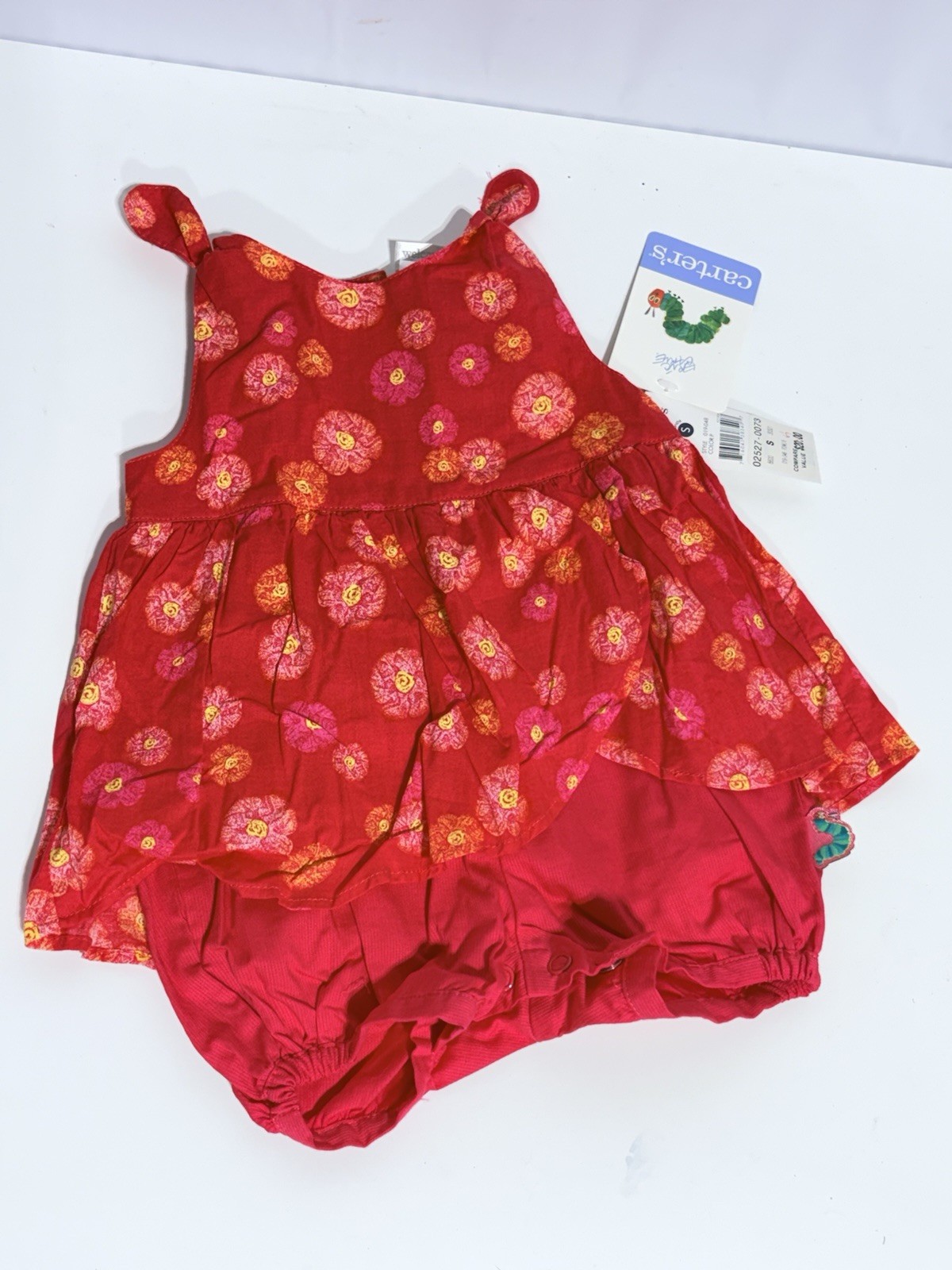 Vintage Carter’s Eric Carle Very Hungry Caterpillar Romper 0-3 M Baby Girl