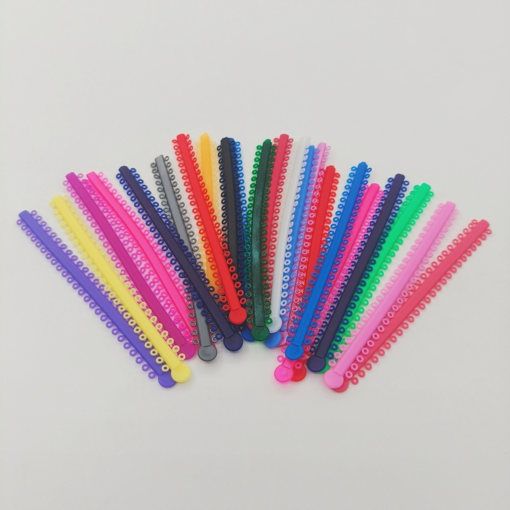 1000pcs Dental Orthodontic Elastic Ligature Tie Ligadura Ortodoncia Rubber Brace
