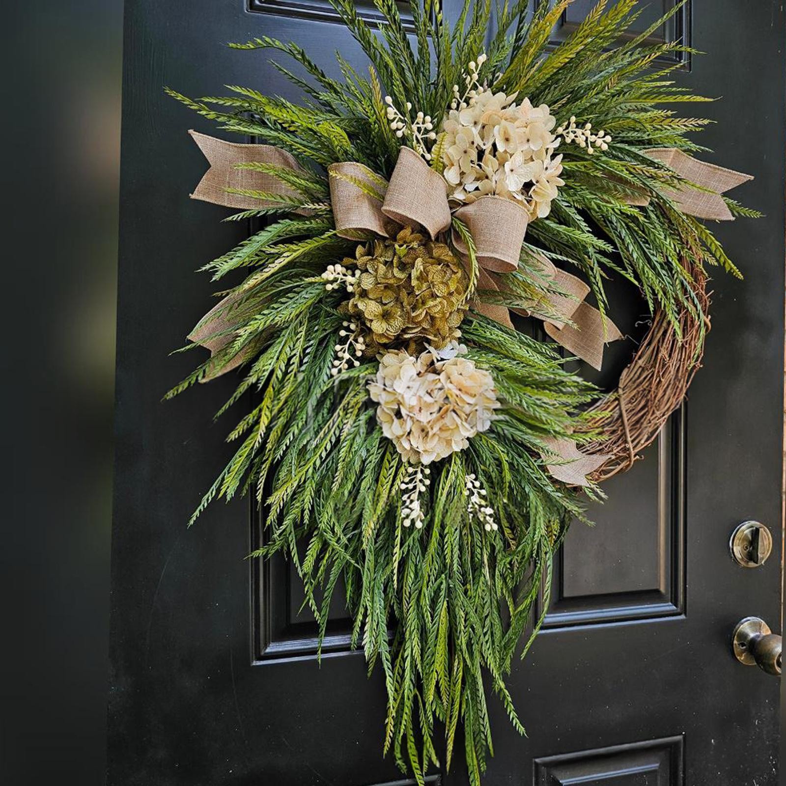Thanksgiving Hydrangea Wreath Autumn Door Hanging 45cm Fall Harvest Decor Thanksgiving Hydrangea Wreath Autumn Door Hanging 45cm Fall Harvest Decor
