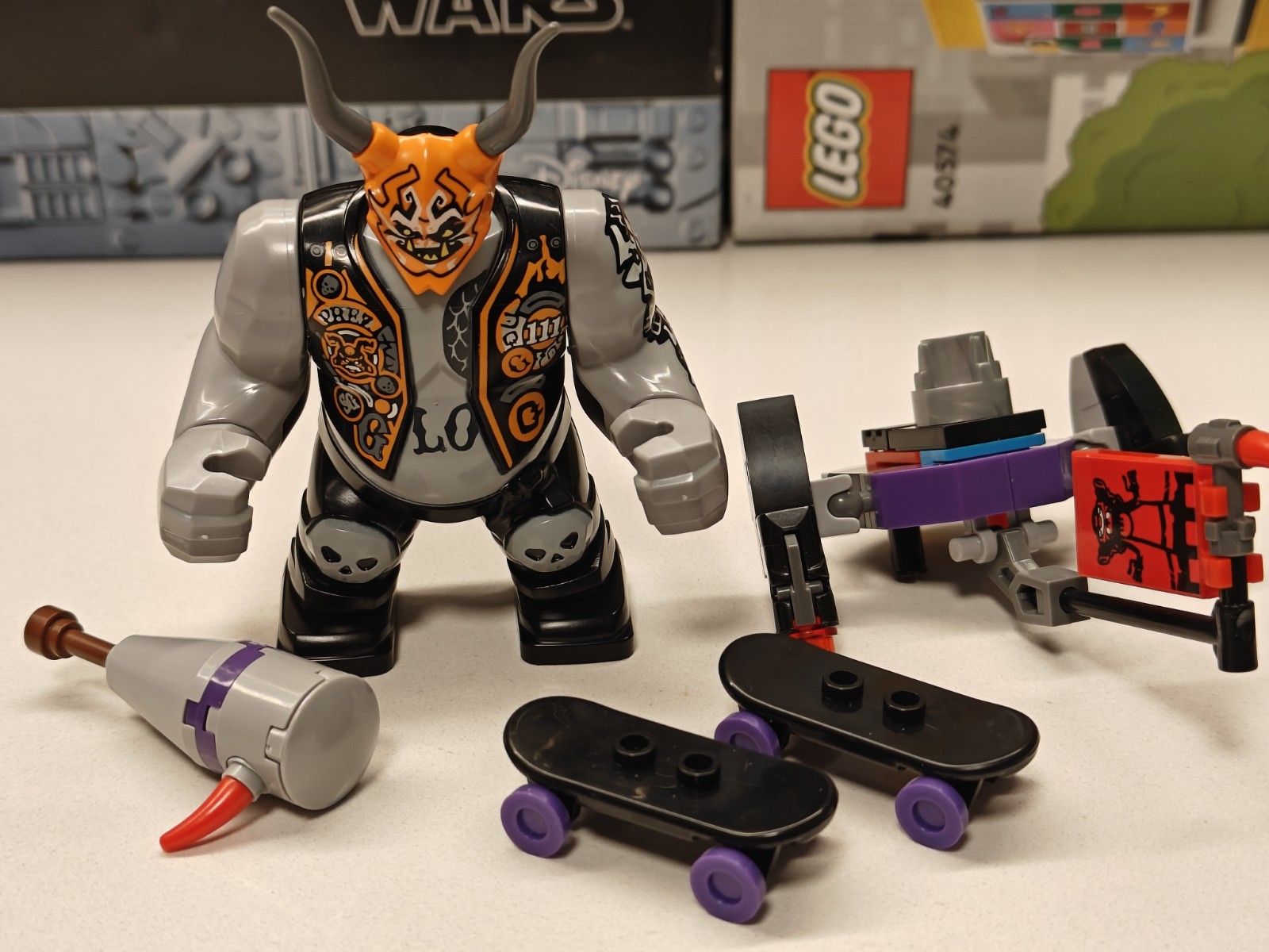 NEW Ninjago Killow Big Fig with all accessories Custom Lego Minifigure 70642