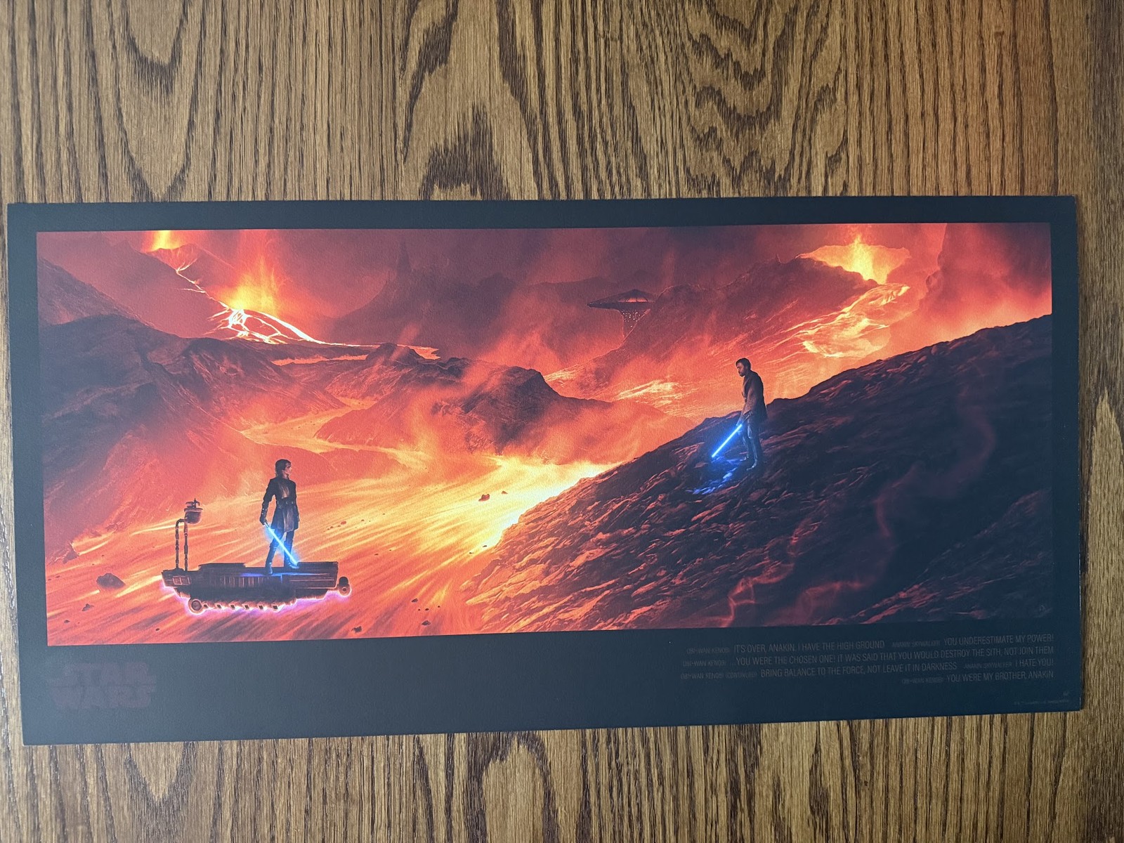 Star Wars Revenge of the Sith Mondo 24x12 Poster Kevin Wilson Limited Edition