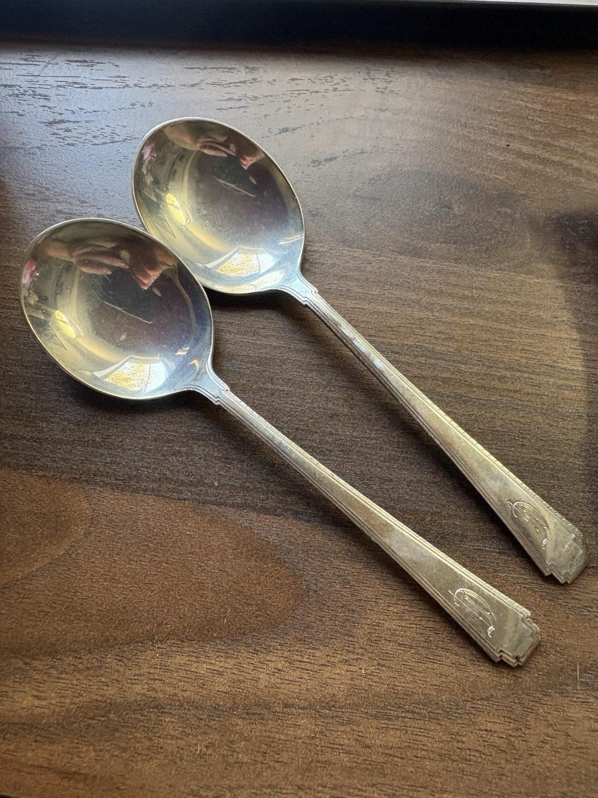 Vintage Wallace Spoons Sterling .925 Silver 62g Total Weight Pat. 77340 Vintage Wallace Spoons Sterling .925 Silver 62g Total Weight Pat. 77340