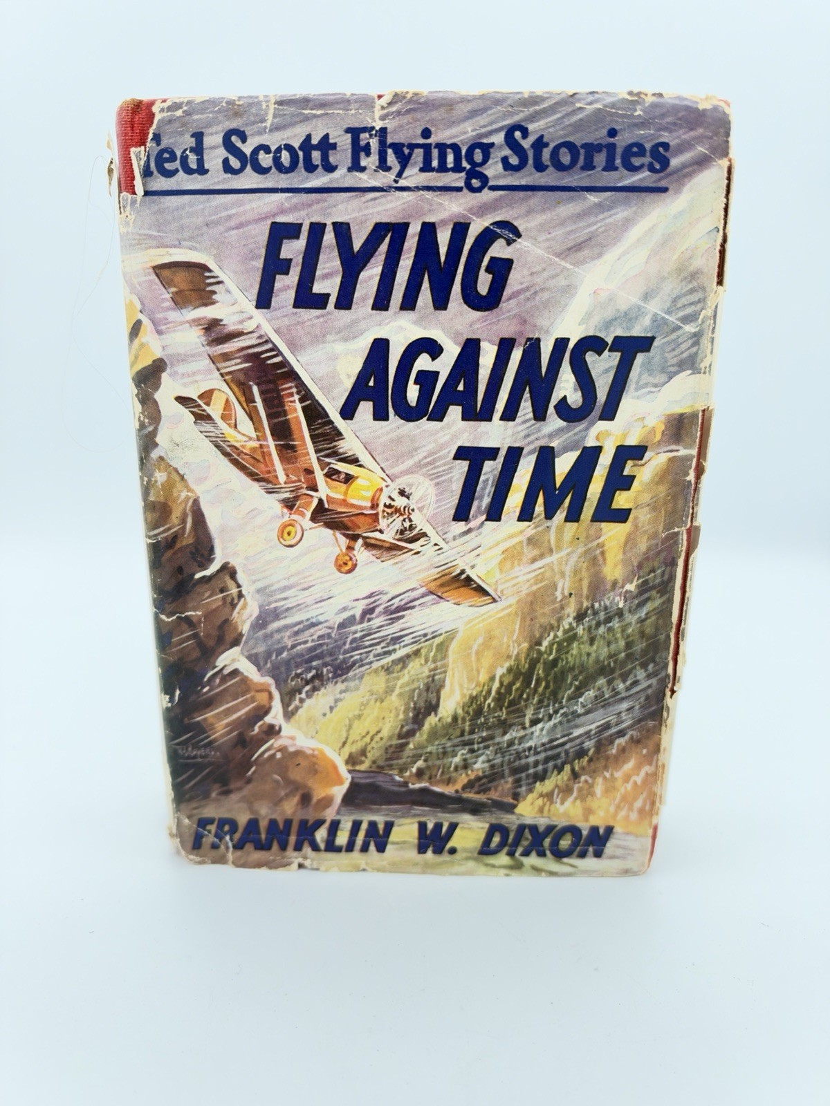 Ted Scott #9 Stories Flying Against Time, Franklin W. Dixon DJ 1929 Vintage Book Ted Scott #9 Stories Flying Against Time, Franklin W. Dixon DJ 1929 Vintage Book