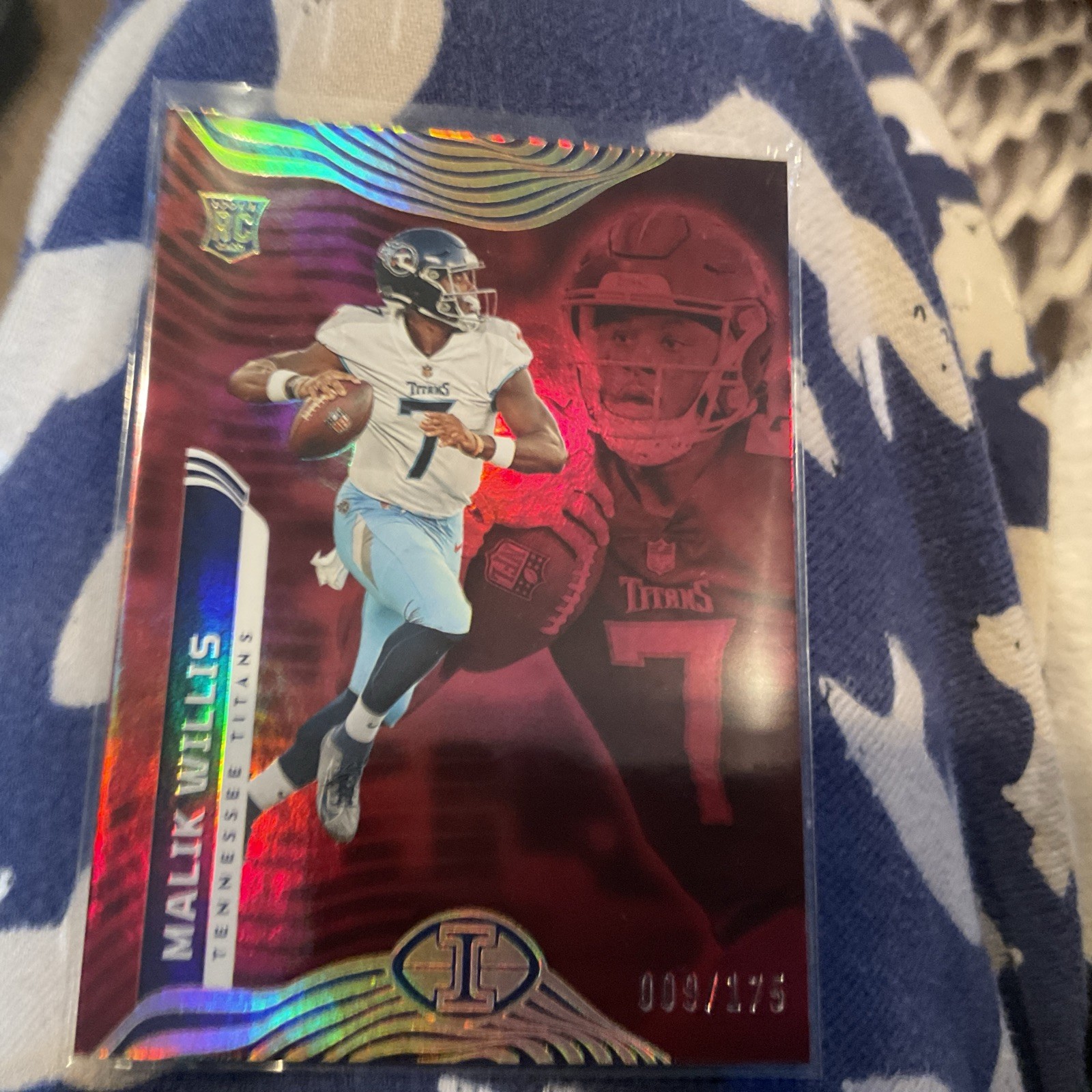2022 panini illusions malik Willis trophy collection red/175