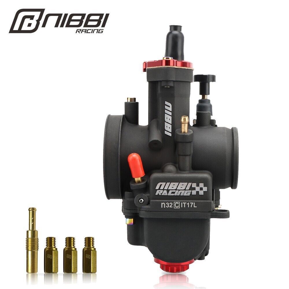 NIBBI PWK32mm Pre-Jetted Racing Carburetor For KLX250 KDX220R DR350 TM250 XT500 