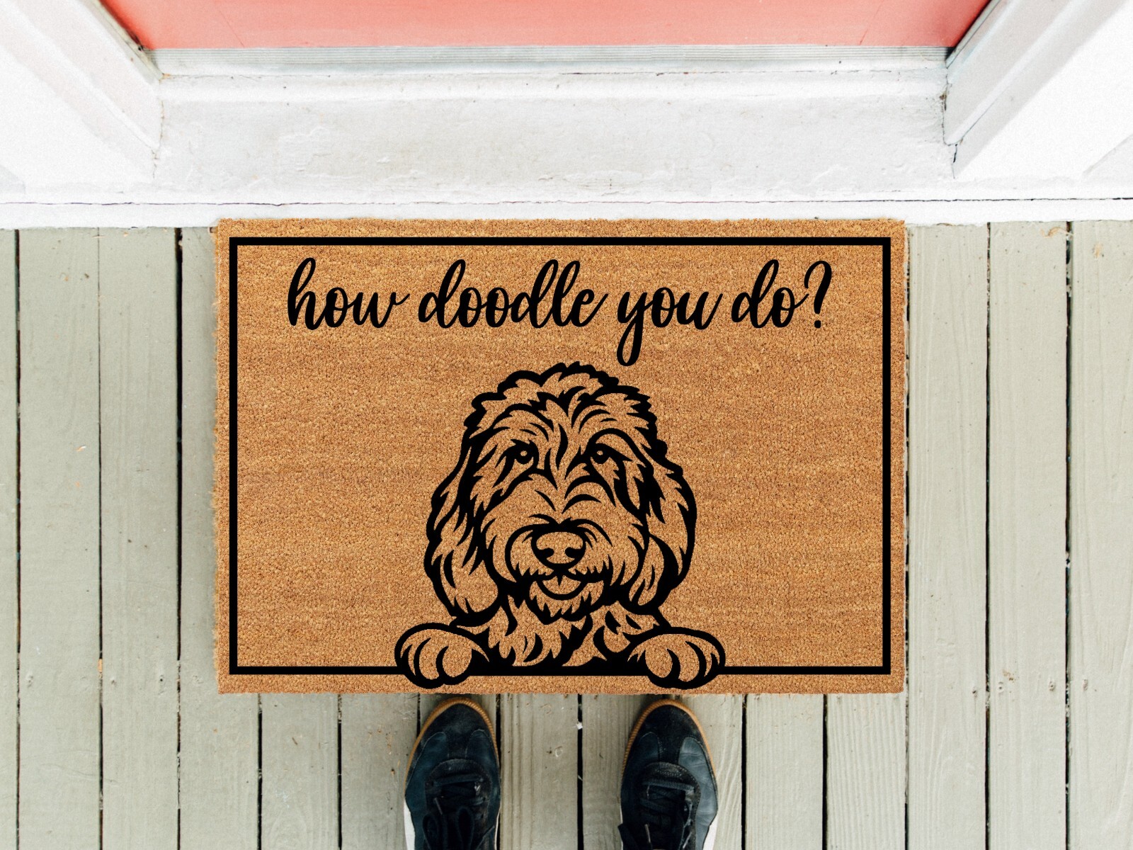 How Doodle You Do Doormat | Goldendoodle Labradoodle | Funny Housewarming