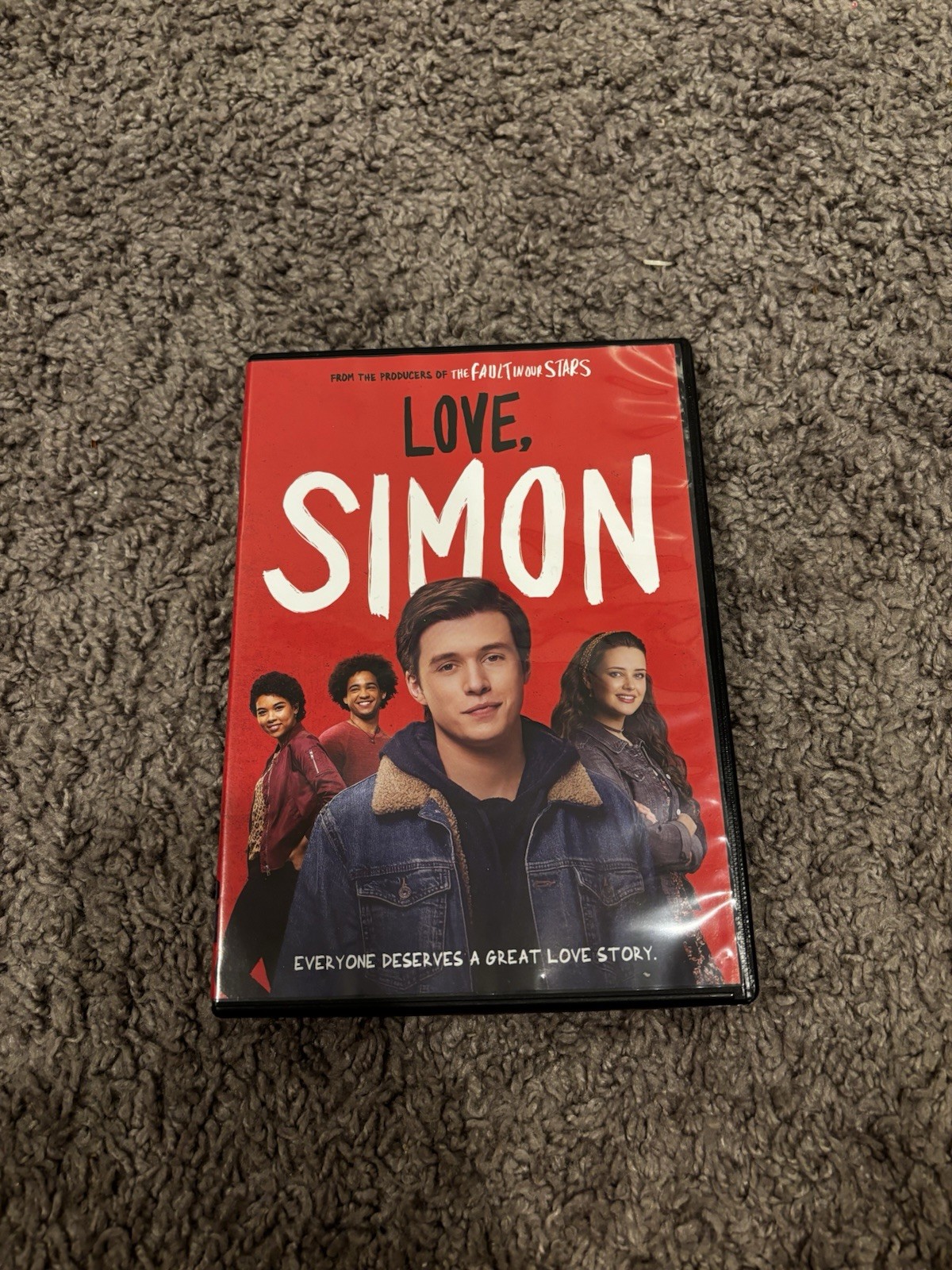 Love, Simon Everyone Deserves A Great Love Story DVD Movie 2018 Great Condition