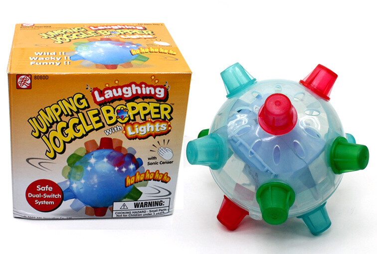 Jumping Joggle-Bopper w/ Light & Sound Bouncing Ball Toy – 8080D Jumping Joggle-Bopper w/ Light & Sound Bouncing Ball Toy – 8080D