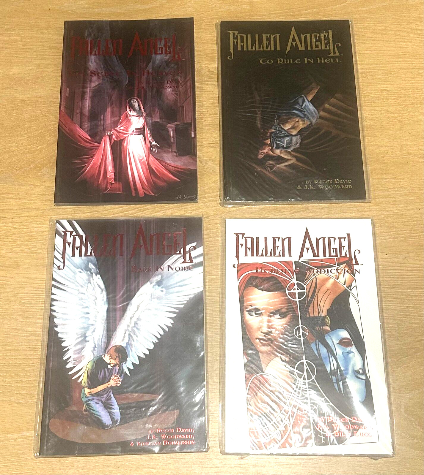 Fallen Angel Volumes 1-4 Trade Paperbacks IDW Peter David 2006 Like New
