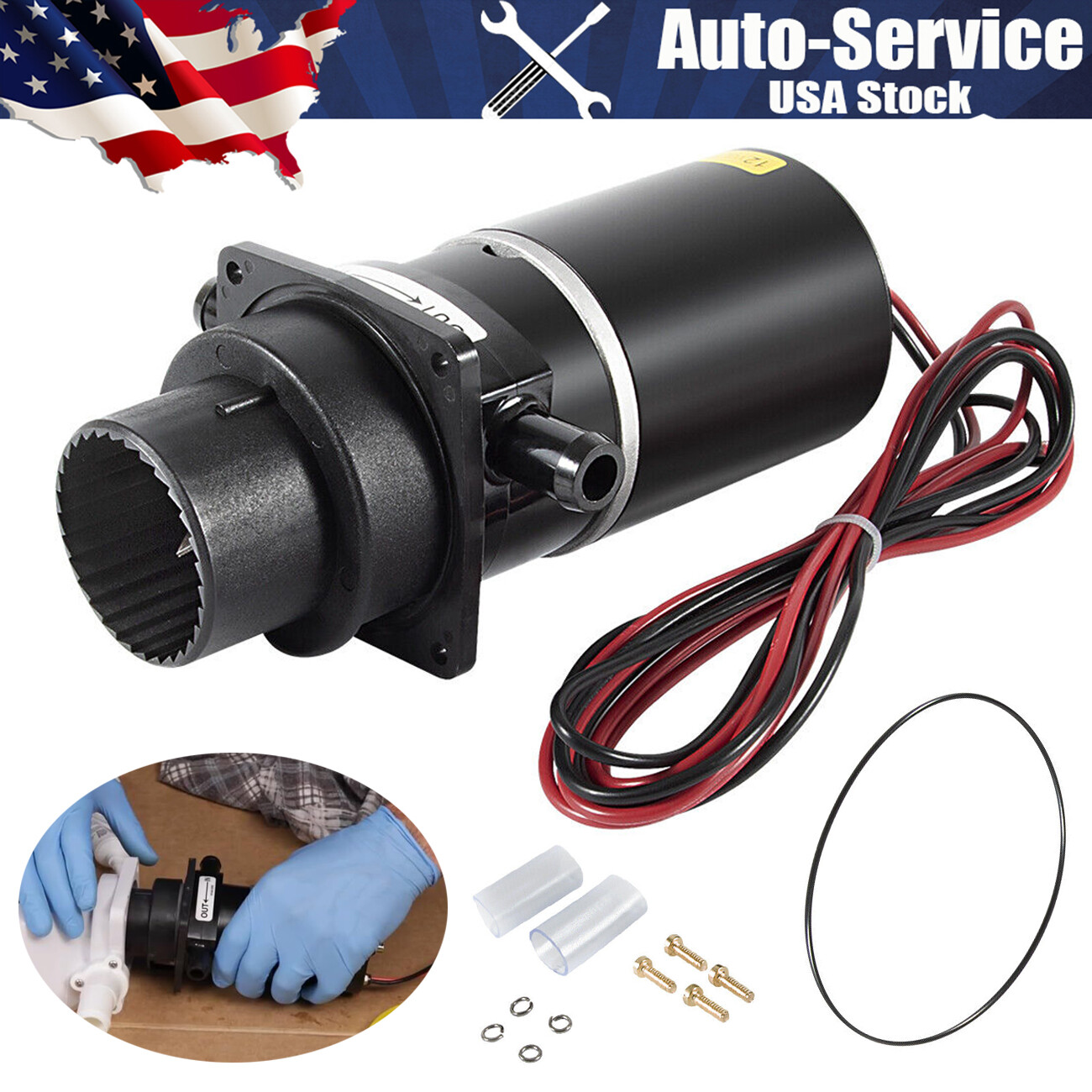 For Jabsco 37010-Series 0090 1000 1090 12V Electric Toilets Motor Pump Assembly