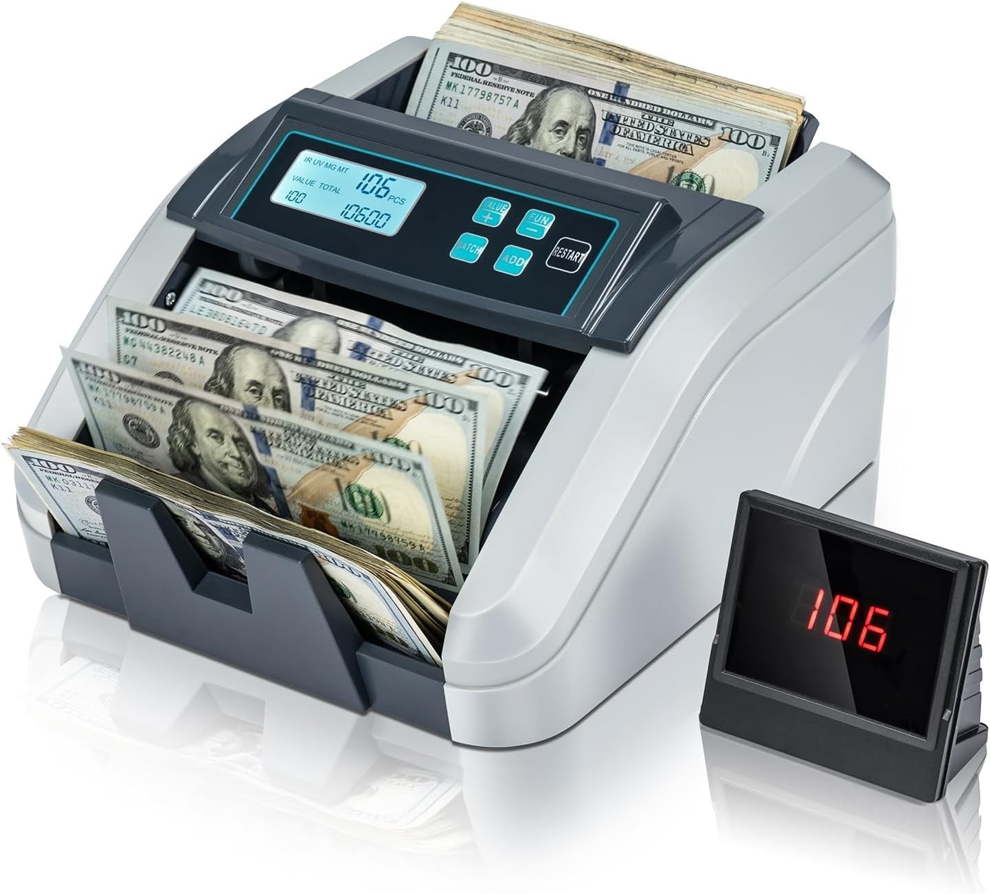 Maquina Para Contar Dinero y Detectar Falsos Contadora De Billetes Dolares Euros Maquina Para Contar Dinero y Detectar Falsos Contadora De Billetes Dolares Euros