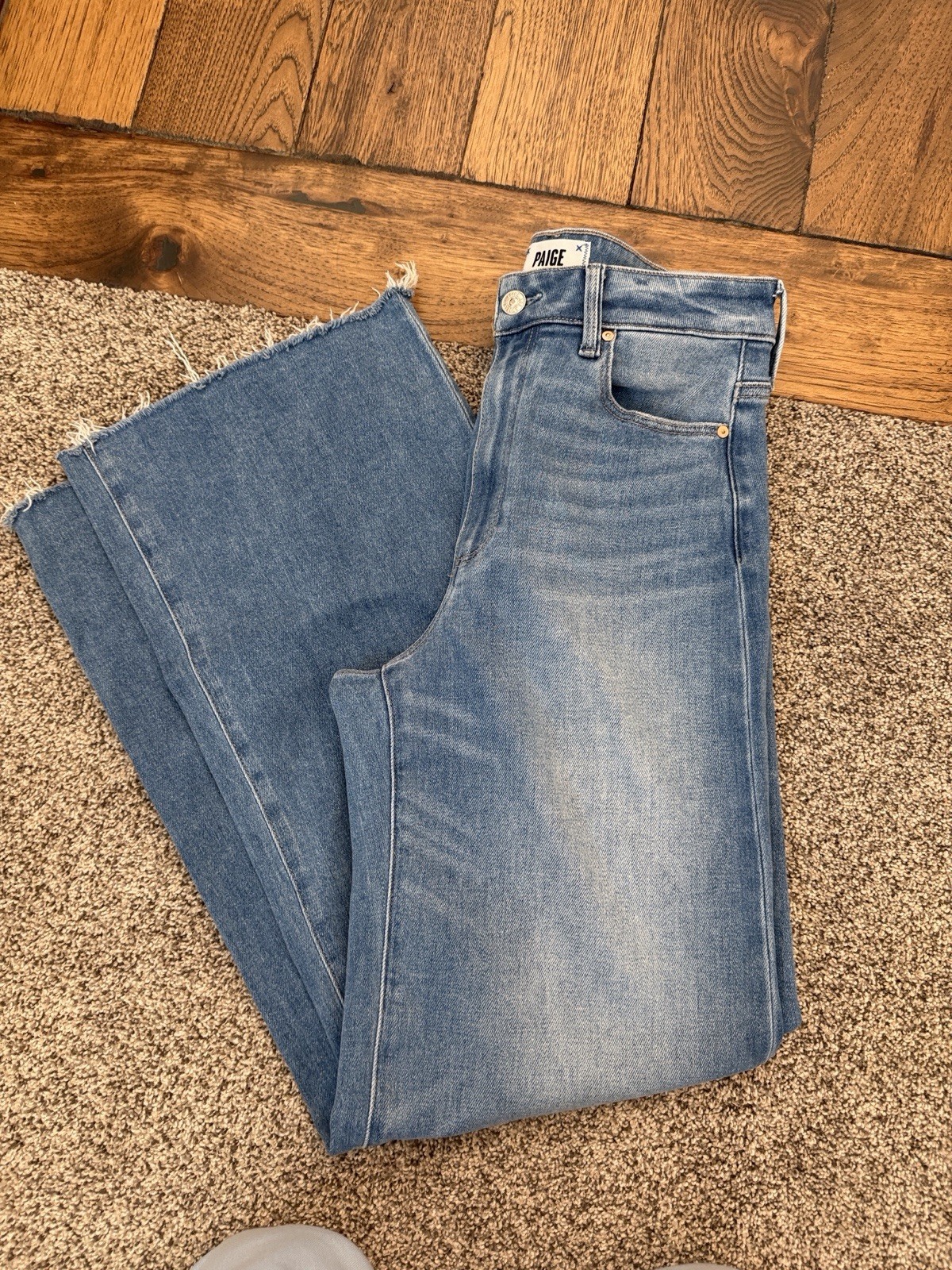 Paige Anessa Women\'s Wide Leg Jeans Size 27 Preowned