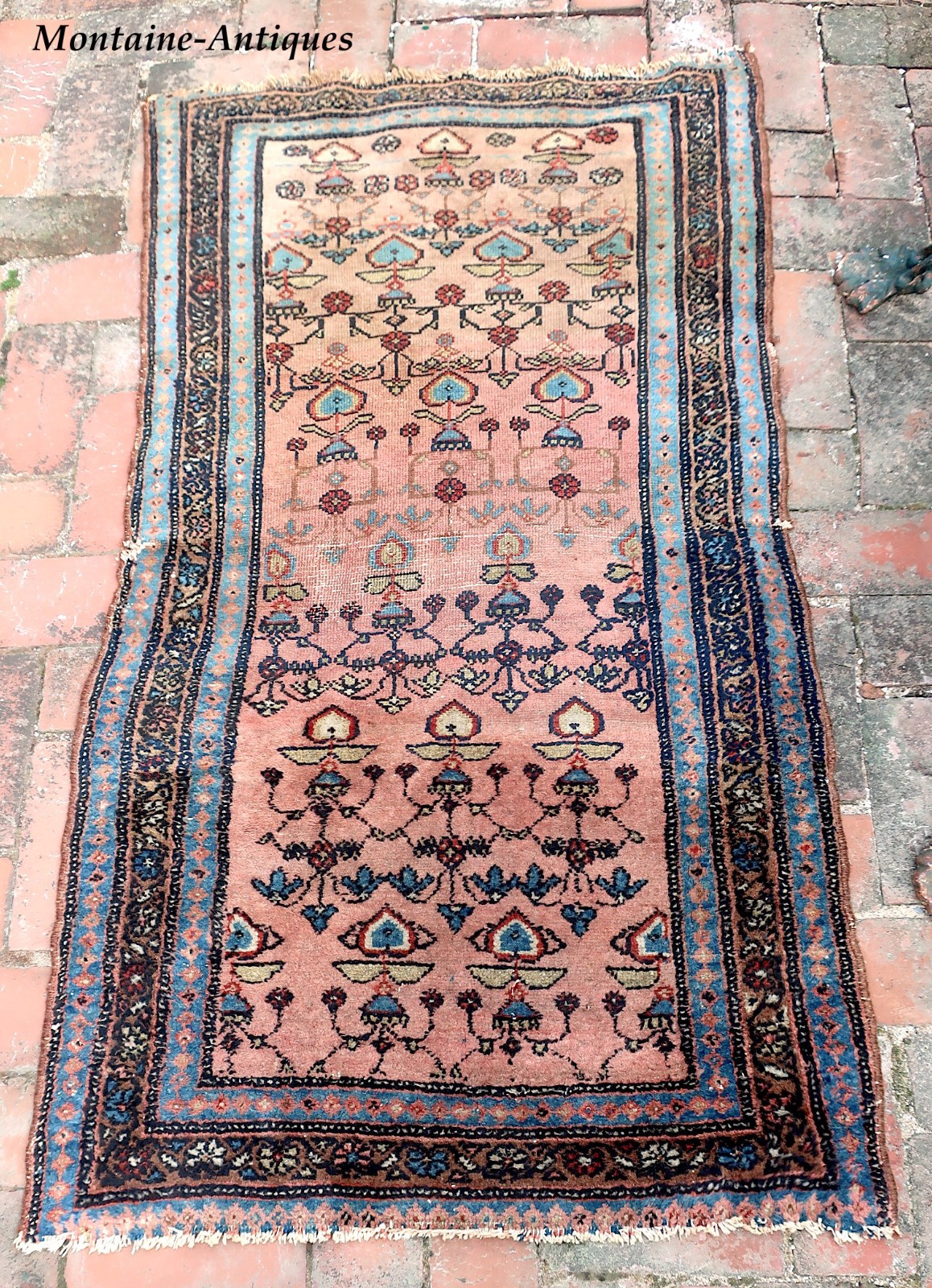 Persian Lilihan Rug circa 1920s