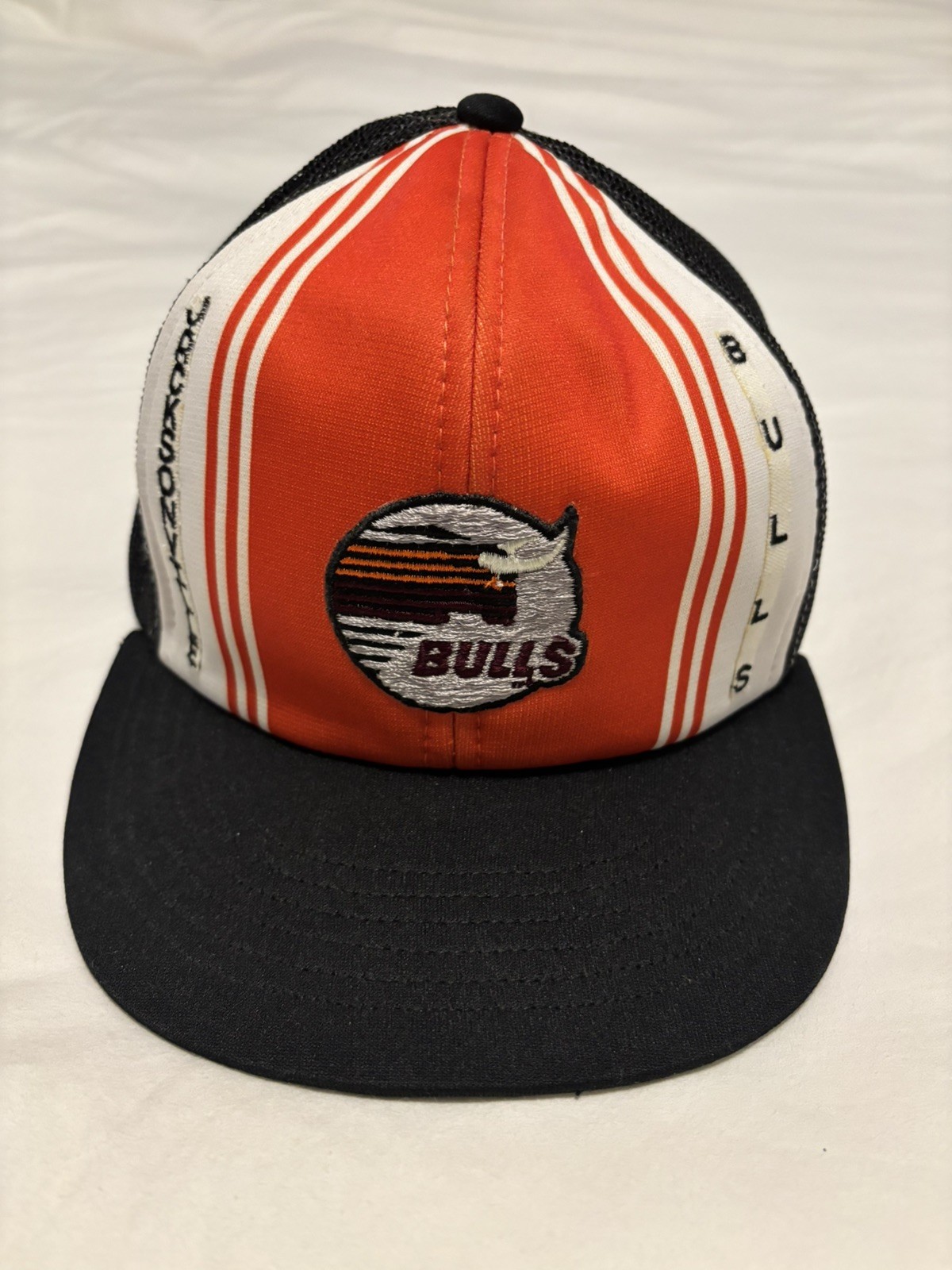 Jacksonville Bulls Vintage USFL Snapback Trucker Hat Restored ONE-OF-A-KIND 