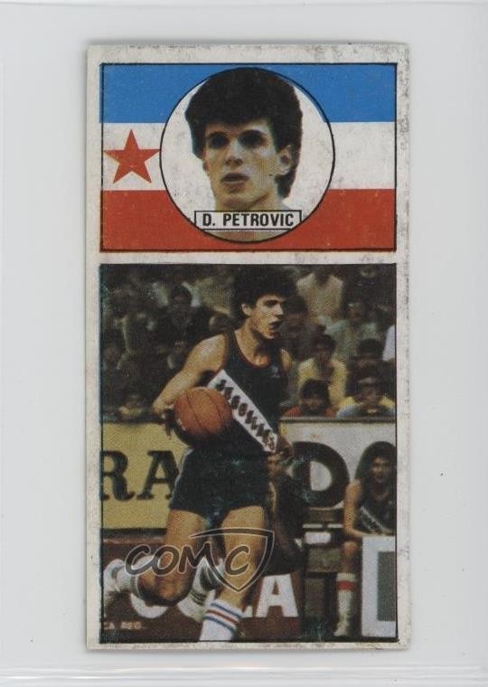 1986 Converse Merchante Spanish Drazen Petrovic #141 HOF 1uf3