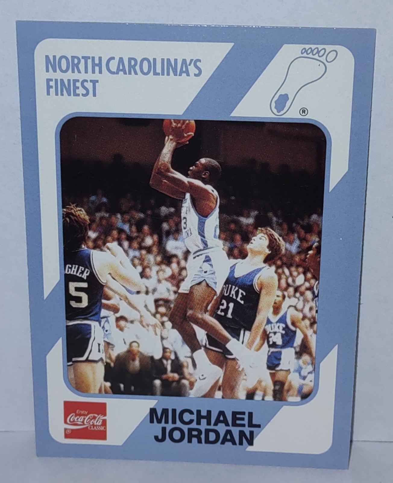 1989 Michael Jordan #18 Collegiate North Carolina\'s Finest Tar Heels Coca Cola