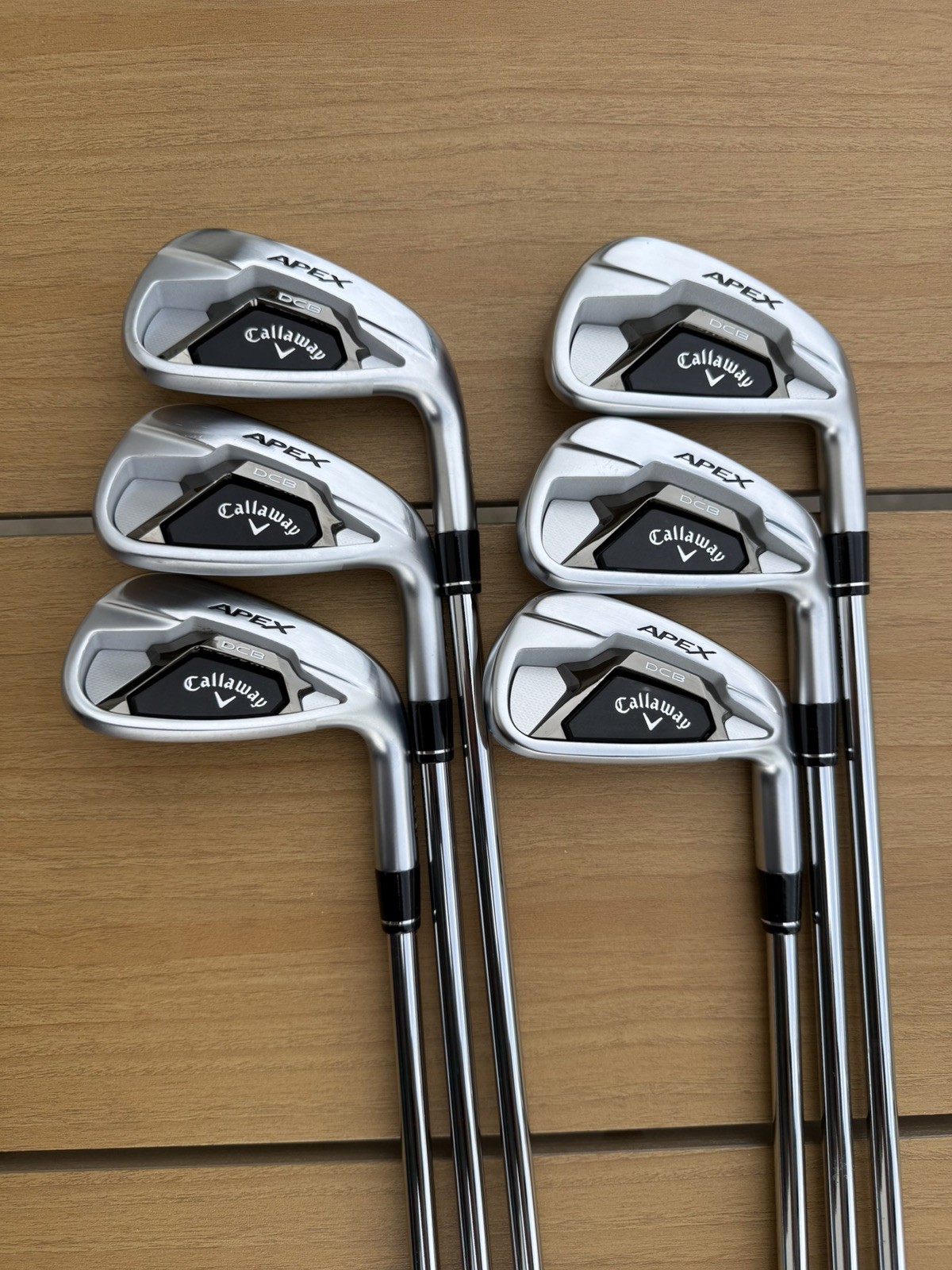 Mint+ Callaway Apex DCB Forged Iron Set Golf Clubs 5-P Deep Cavity Back Reg Mint+ Callaway Apex DCB Forged Iron Set Golf Clubs 5-P Deep Cavity Back Reg