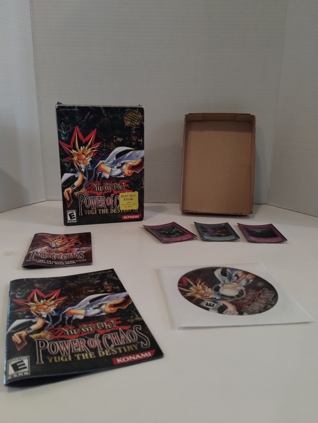 Yugioh Power of Chaos Yugi the Destiny Original Box & Contents Very Rare Yugioh Power of Chaos Yugi the Destiny Original Box & Contents Very Rare