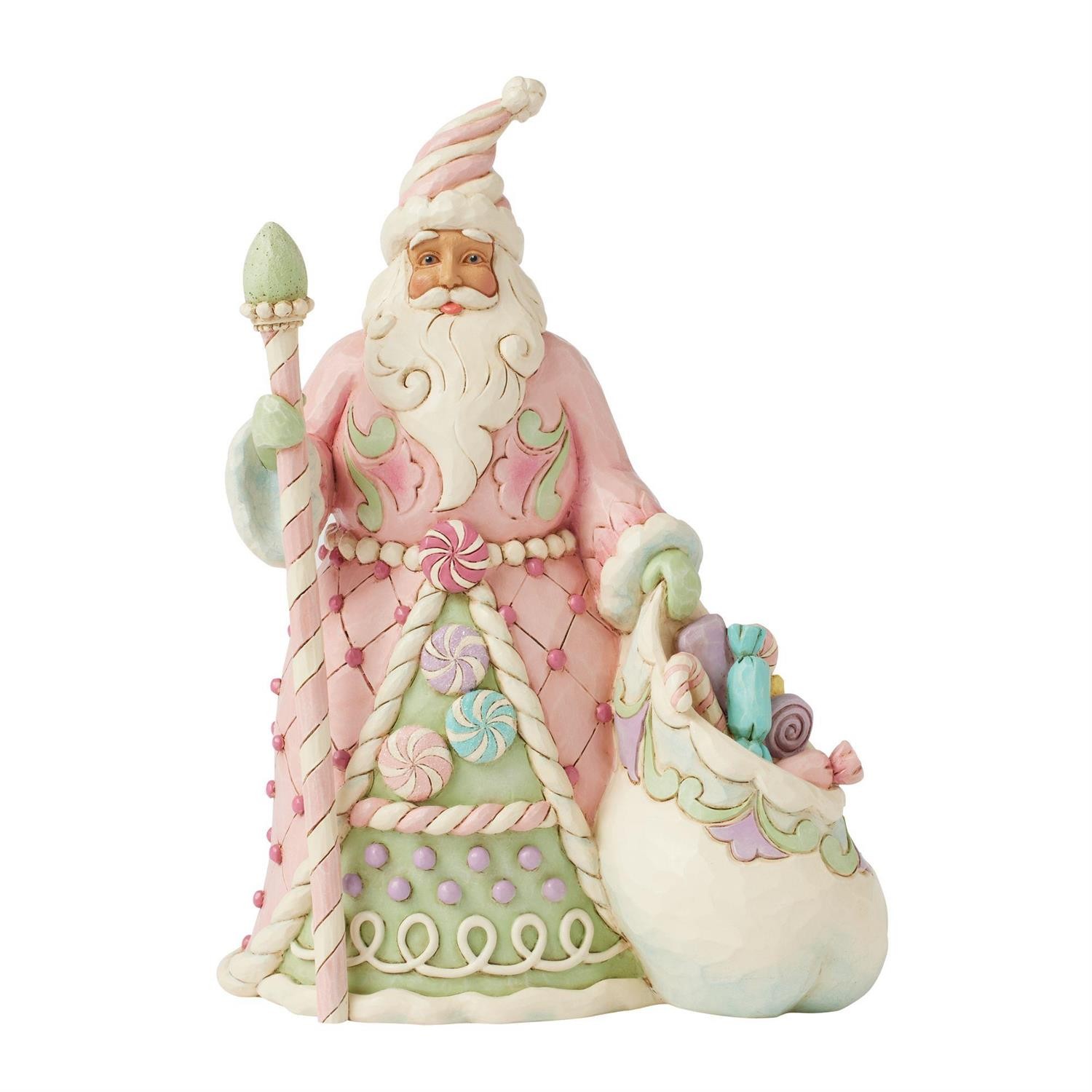 Sweet Treat Santa Heartwood Sweets Collection Santa with Bag & Staff By: