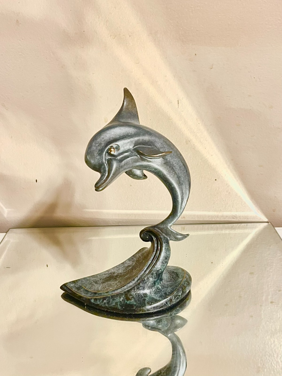 RARE Alexsander Danel Bronze Sculptured Dolphin: Signed/Numbered 211/1000