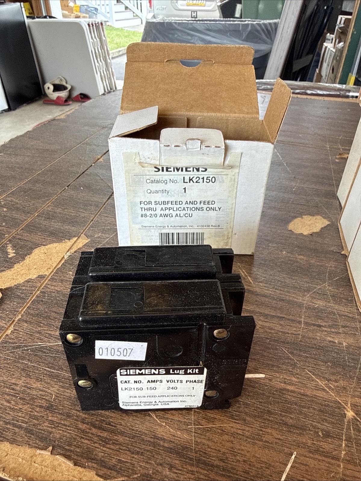 NEW - Siemens LK2150 Feed-Thru or Sub Feed for Siemens Load Centers -  