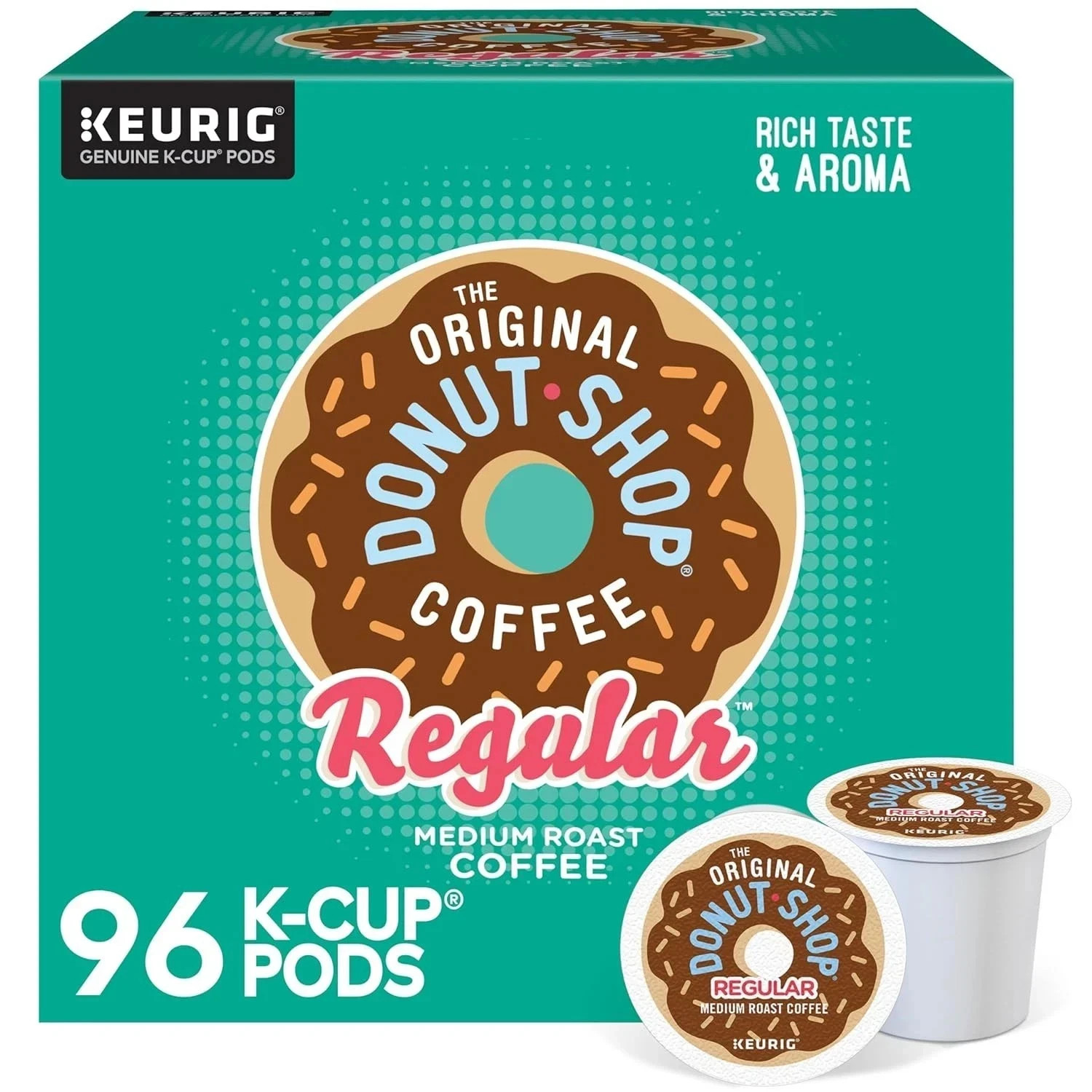 The Original Donut Shop Regular K-Cups Medium Roast Coffee Pods - 96 Count The Original Donut Shop Regular K-Cups Medium Roast Coffee Pods - 96 Count
