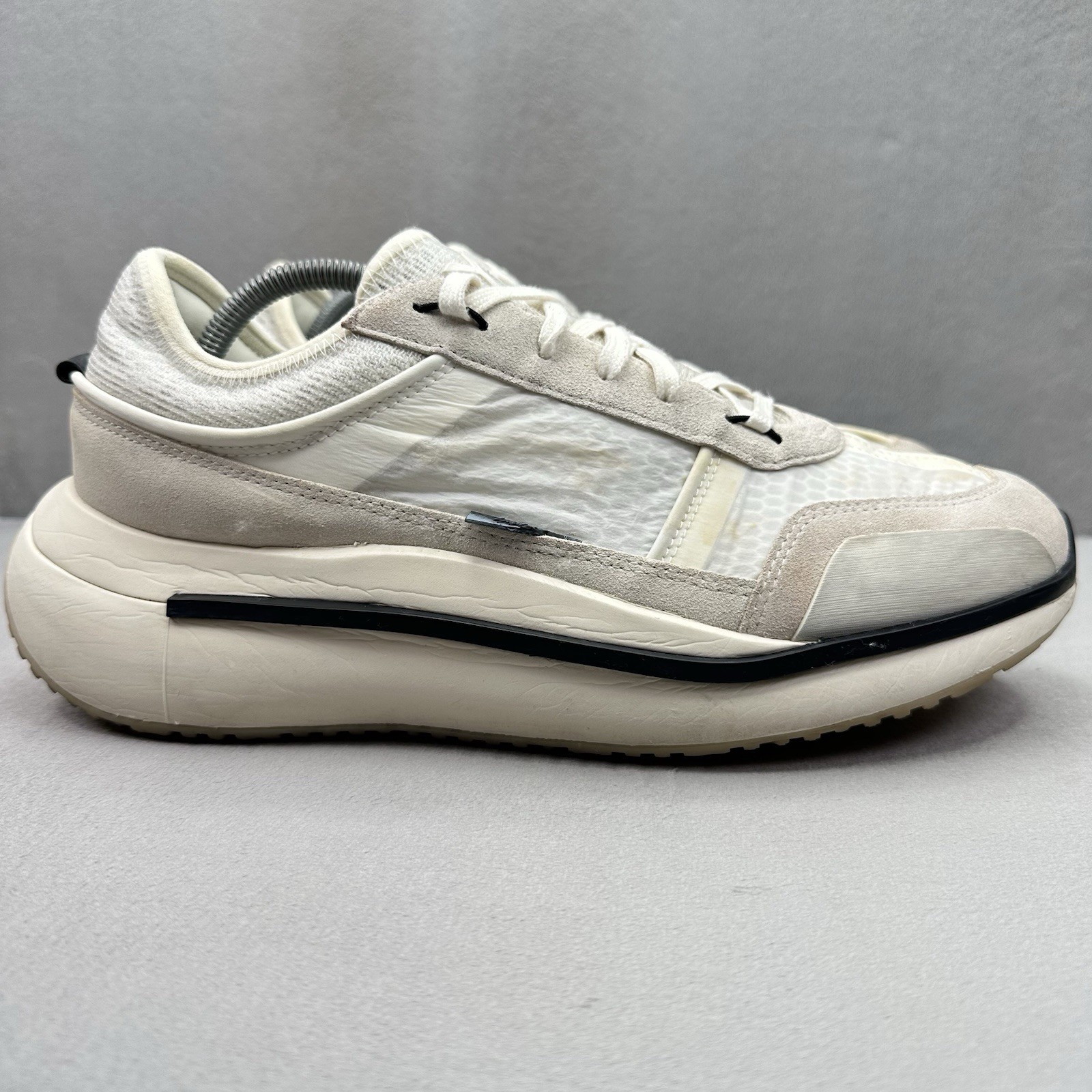 adidas Y-3 Ajatu Run Mens Size 10 Shoes Core White Orbit Grey Yohji Mamamoto