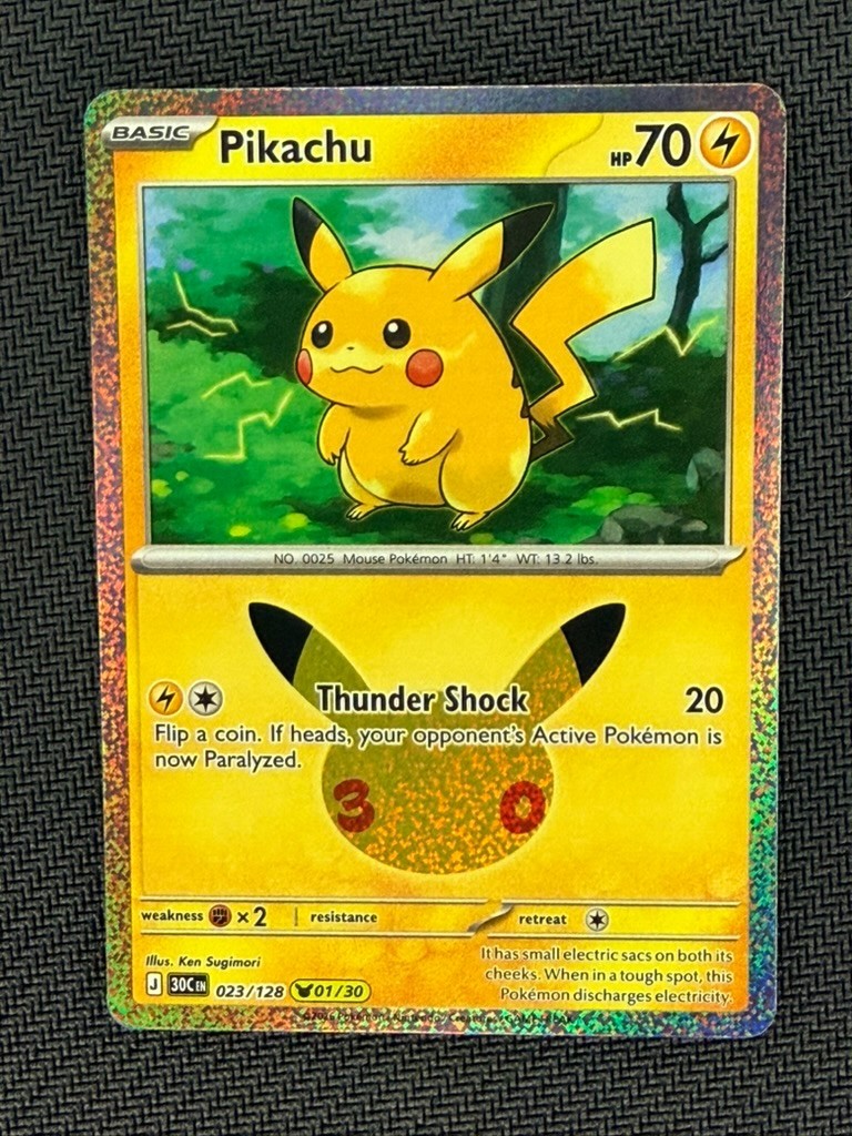 Pokemon TCG: Pikachu RARE Collection 30th Anniversary Pick Your Card Pokemon TCG: Pikachu RARE Collection 30th Anniversary Pick Your Card