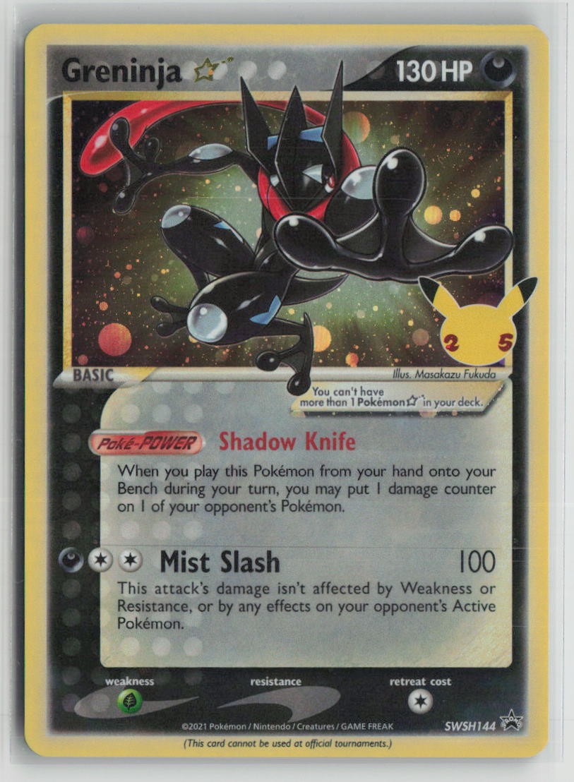 Greninja Star SWSH144 Pokemon SWSH: Sword & Shield Promo Cards Promo Holofoil NM Greninja Star SWSH144 Pokemon SWSH: Sword & Shield Promo Cards Promo Holofoil NM