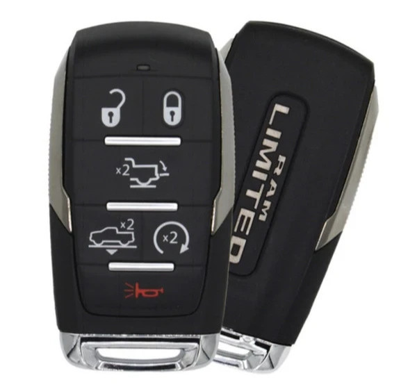 OEM 2019-24 Ram 1500 Limited Smart Key Fob OHT4882056 68584161AA + Emergency Key