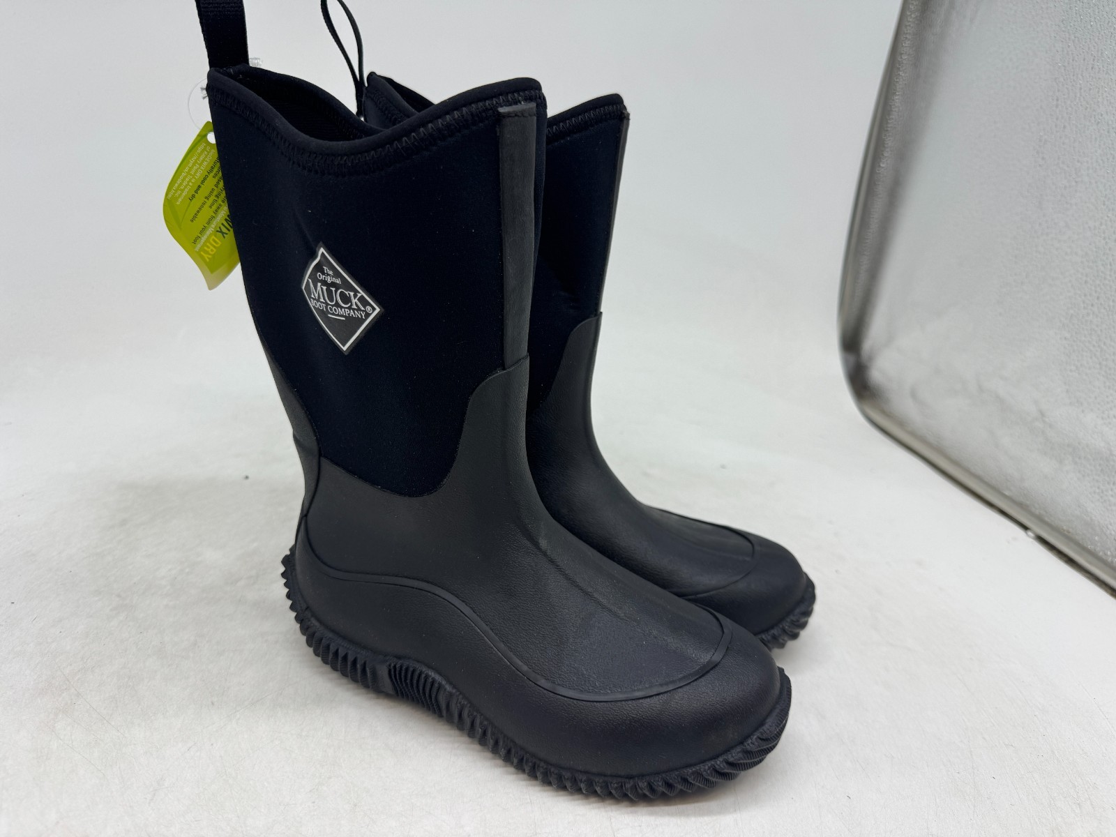 Muck Boot Company Kid\'s Black Durable Round Toe Waterproof Outdoor - 2