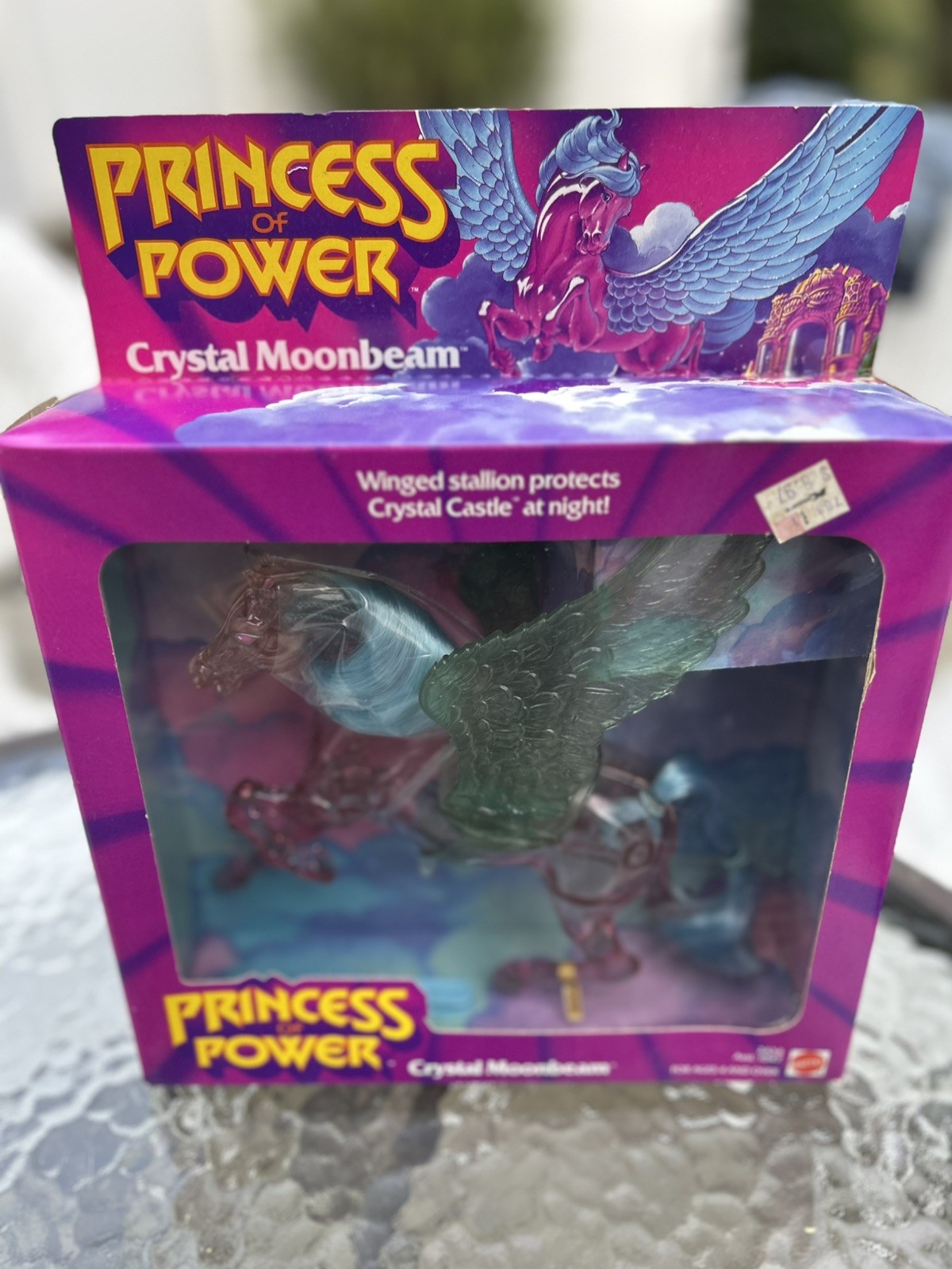  1985 Mattel Princess of Power “Crystal Moonbeam” Winged Stallion #2434 NRFB A03