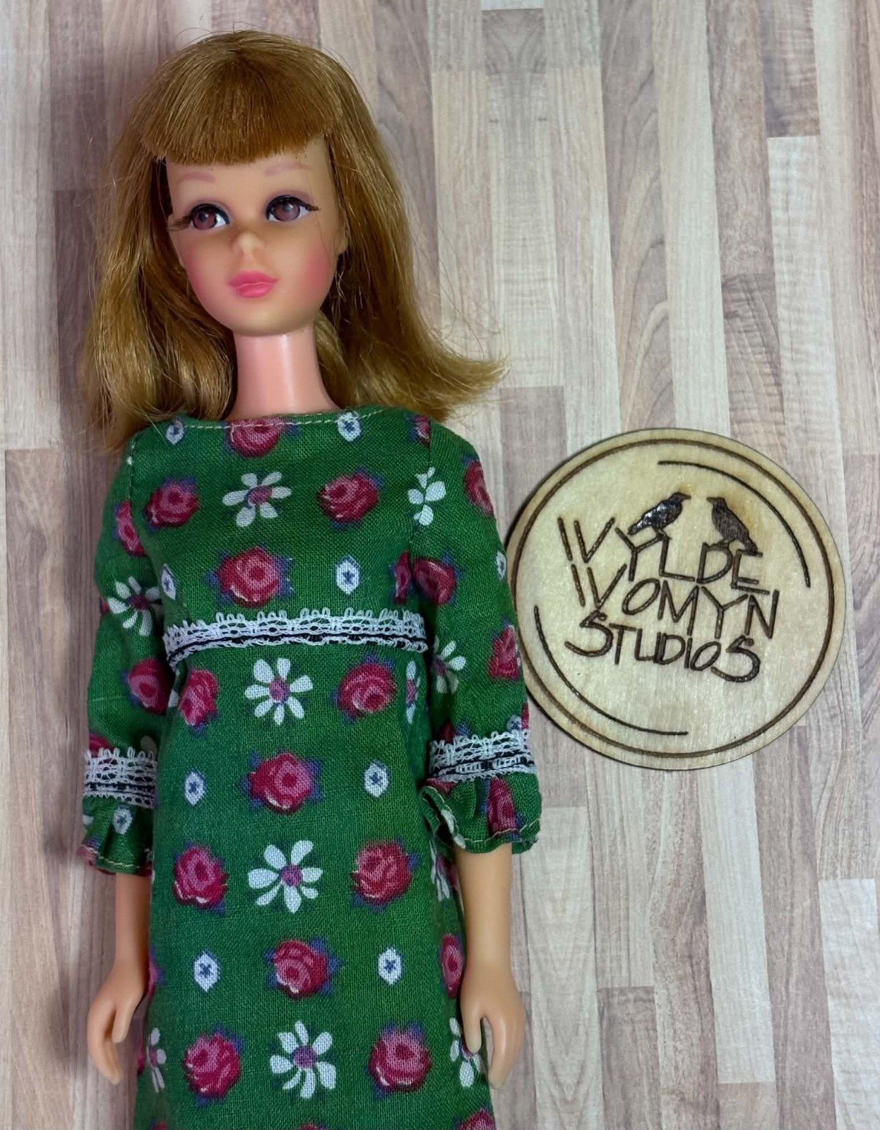 Vintage Mattel Barbie Francie Doll Bendable Leg Japan 1965 with Mom Made dress Vintage Mattel Barbie Francie Doll Bendable Leg Japan 1965 with Mom Made dress