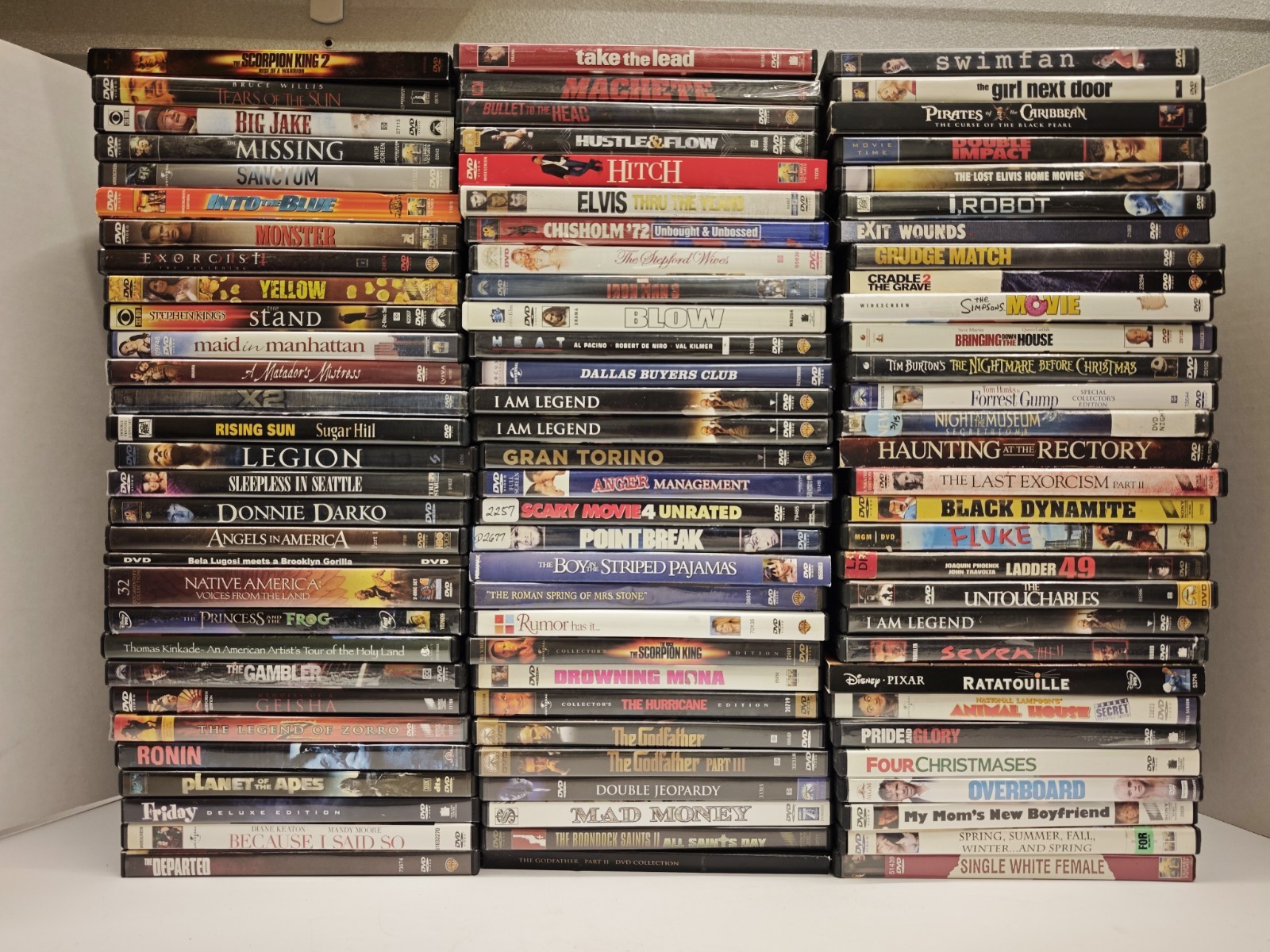 Wholesale Lot of Assorted 100 DVD Movies/TV Shows Wholesale Lot of Assorted 100 DVD Movies/TV Shows