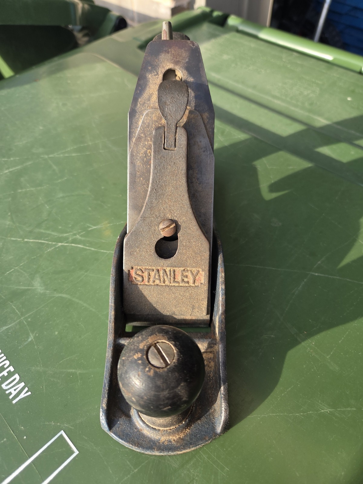 VTG Orig. Stanley Bailey Hand Plane Wood Woodworking Tool USA 