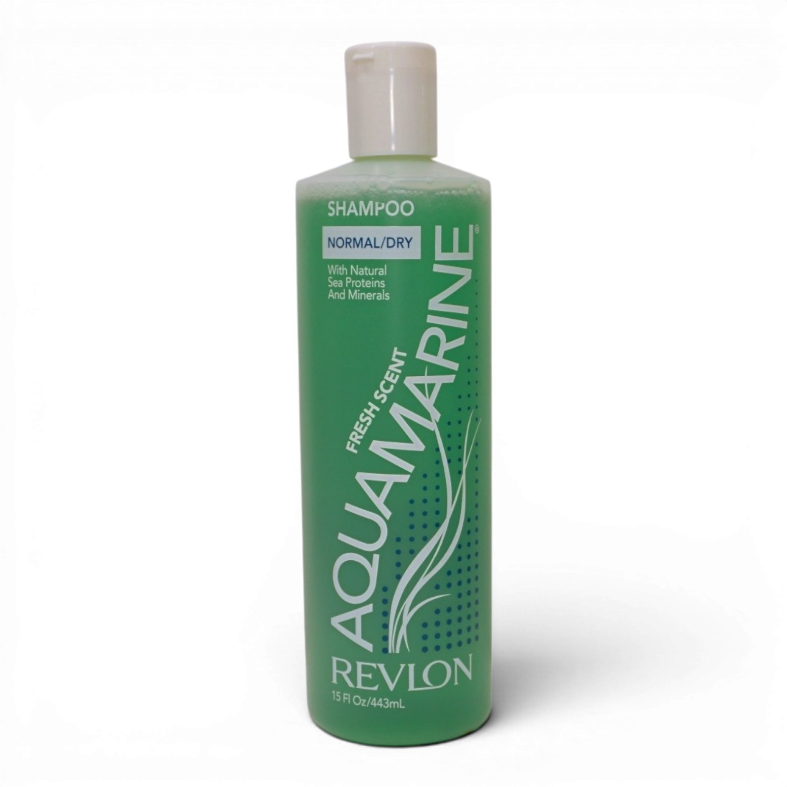 Vintage Revlon Aquamarine Shampoo Normal/Dry Hair 15 oz Discontinued Bottle