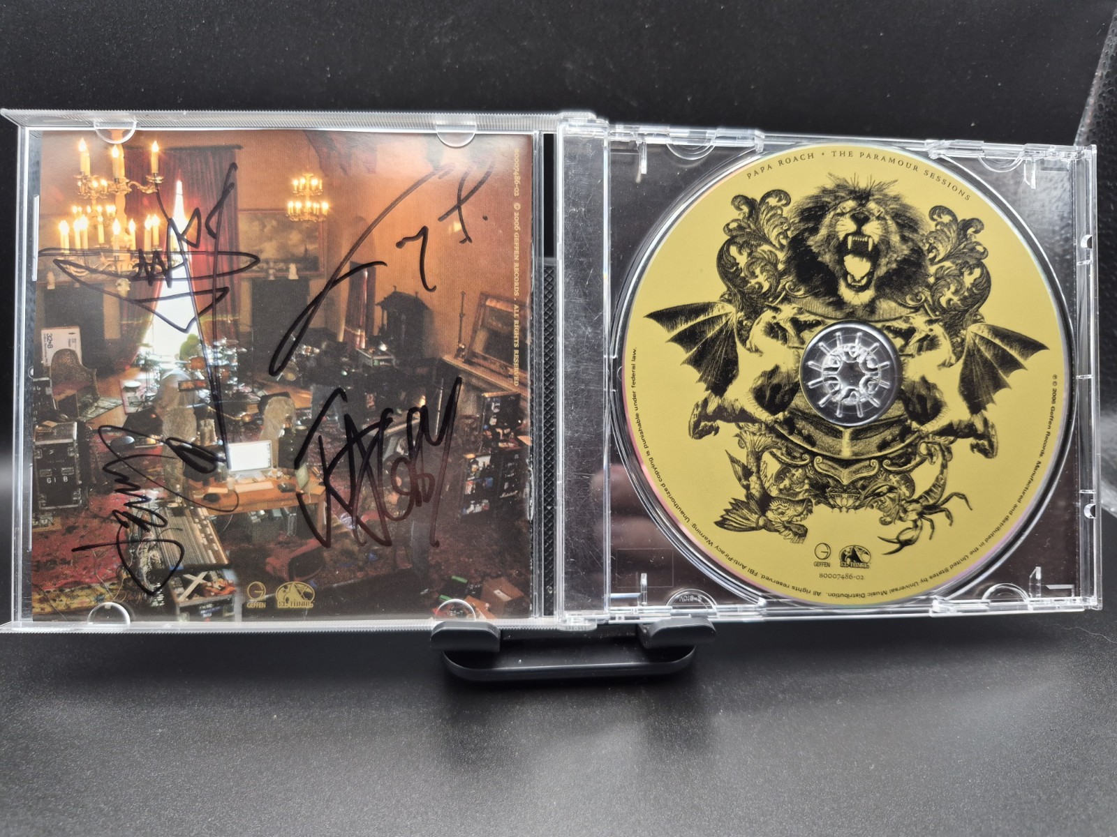 PAPA ROACH SIGNED PARAMOUR SESSIONS CD JACOBY +3