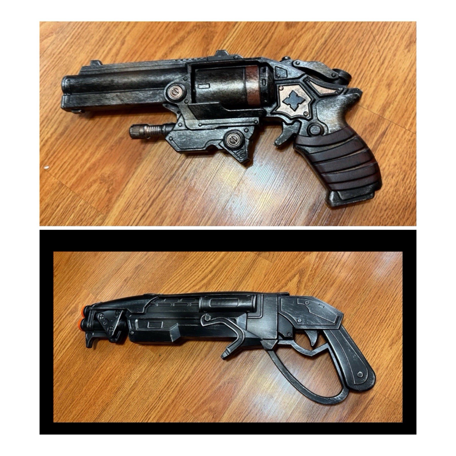 Gnasher Shotgun + Boltok Pistol Gears Of War Foam 1:1 Gun Toys Cosplay Full Size Gnasher Shotgun + Boltok Pistol Gears Of War Foam 1:1 Gun Toys Cosplay Full Size