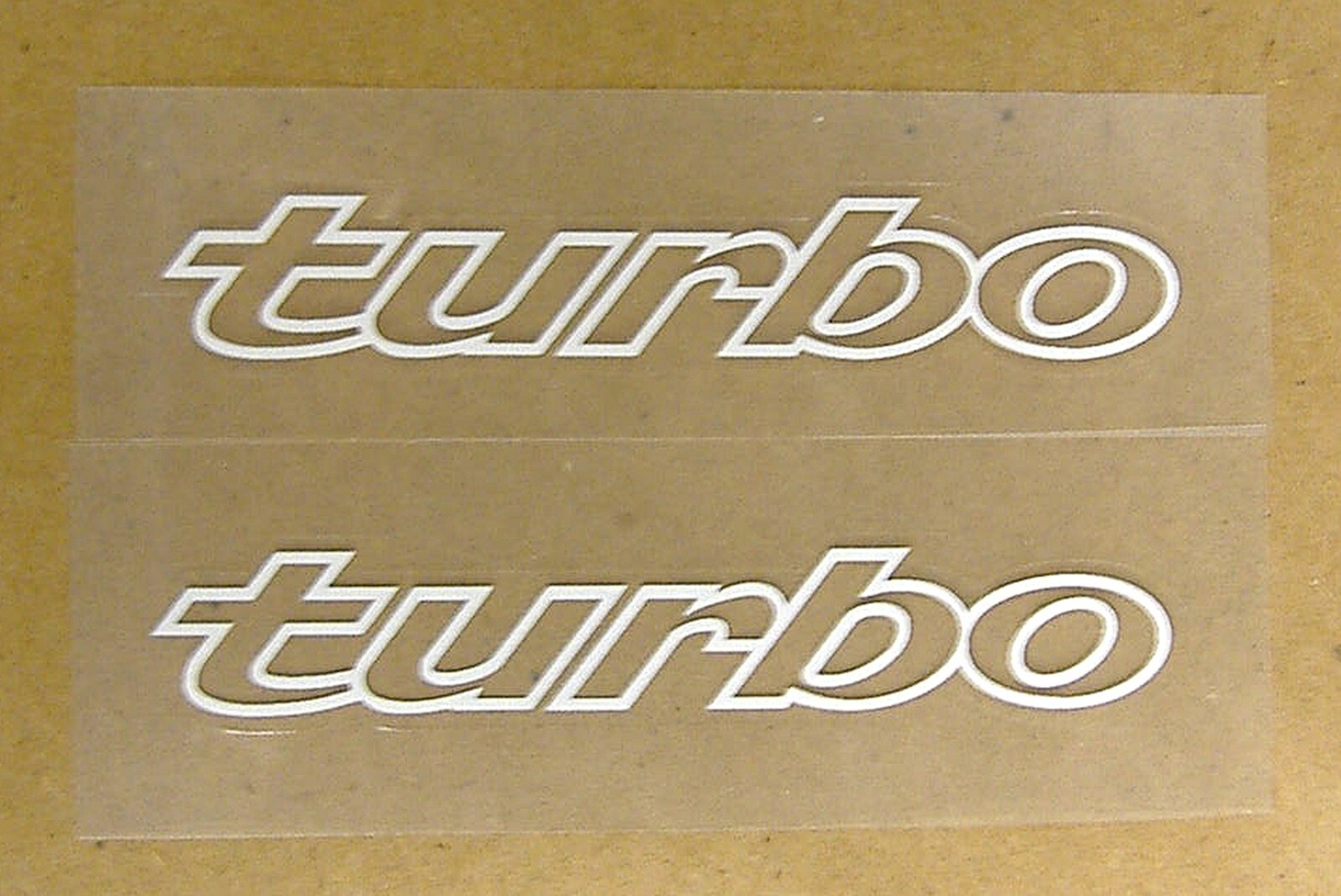 1984 through 1986 TURBO DECAL (white) Dodge Daytona/Chrysler Laser LIKE NOS