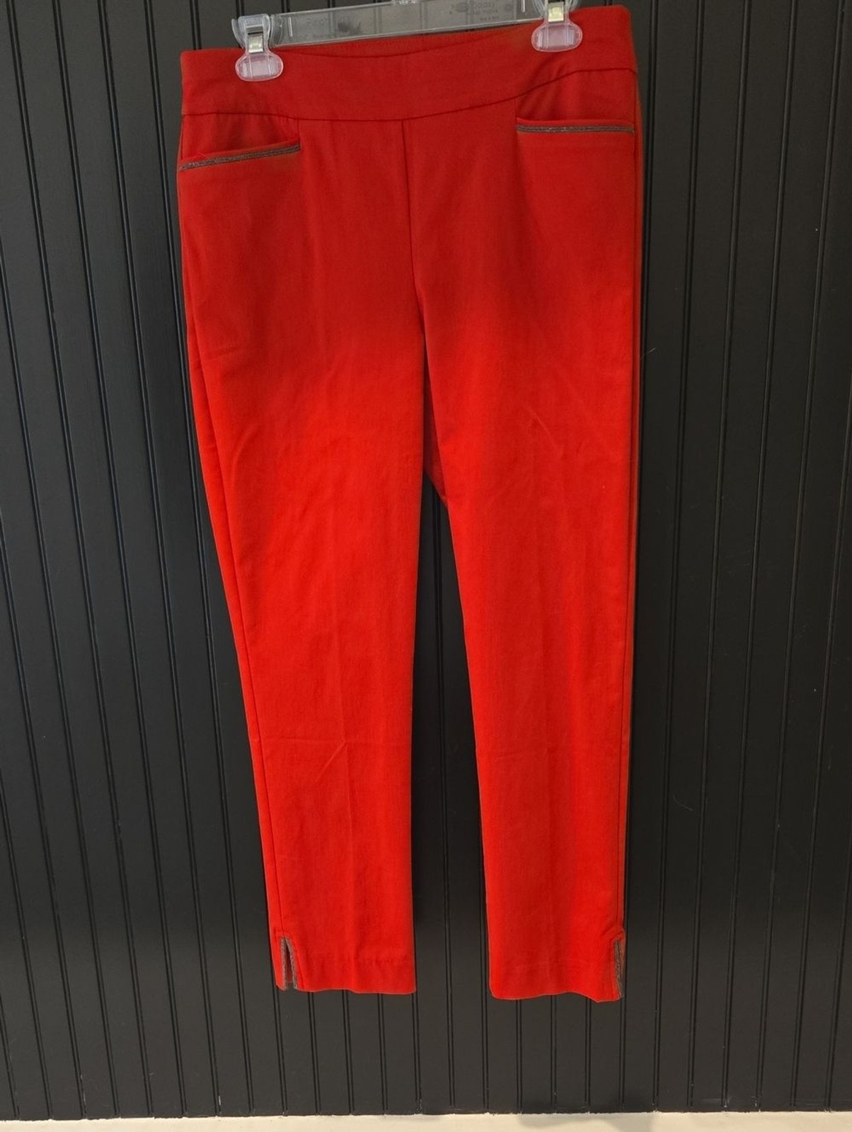Red Women\'s Stretch Straight Leg Pants