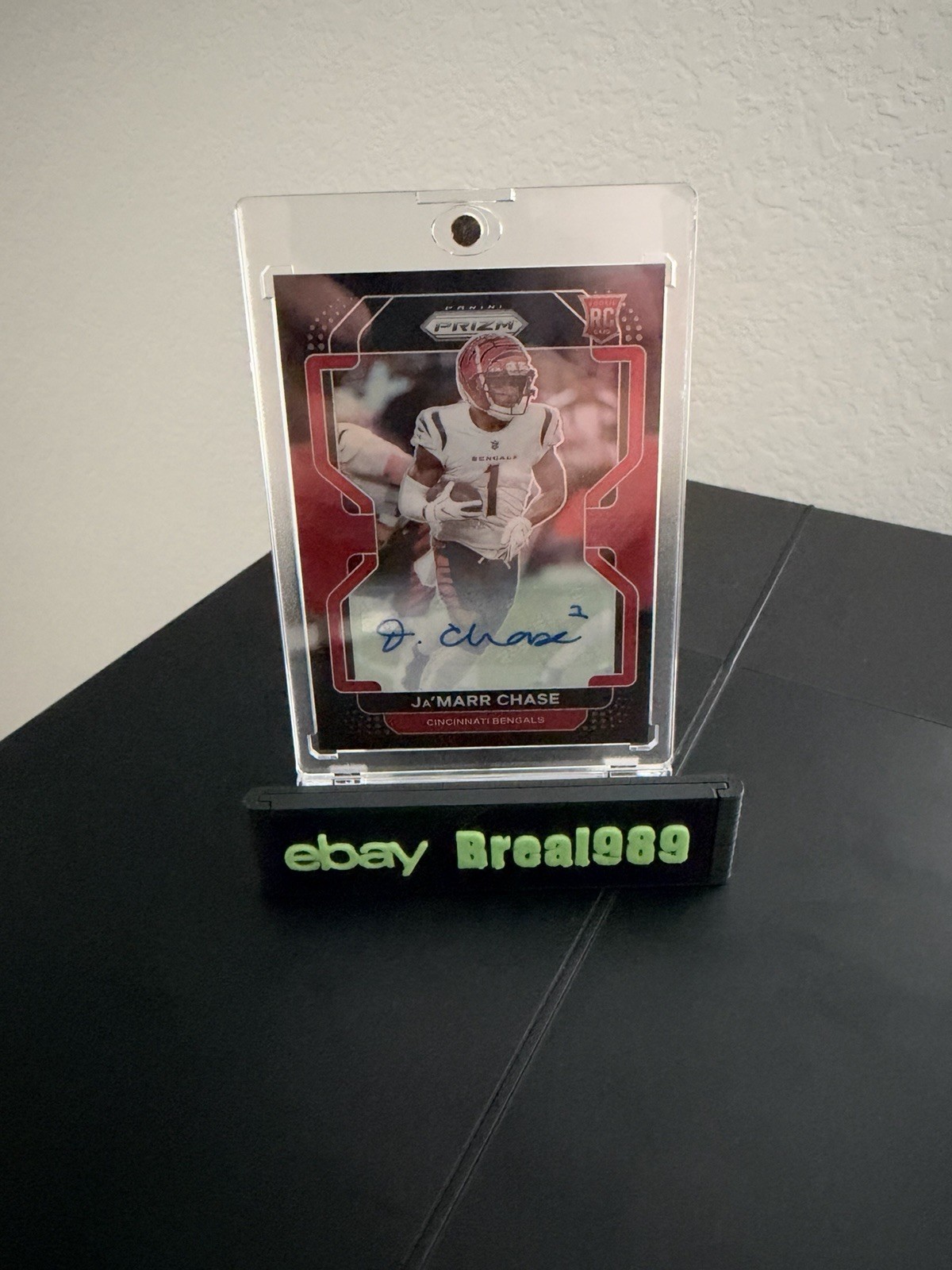 2021 Panini Chronicles Ja’Marr Chase PB-9 Prizm Autograph 90/99 2021 Panini Chronicles Ja’Marr Chase PB-9 Prizm Autograph 90/99